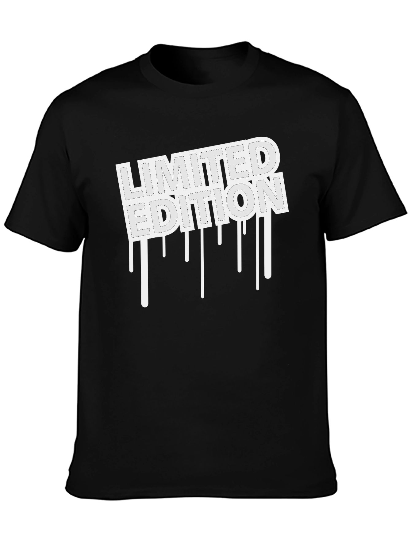 Limited Edition Graphic Tee - Black Casual Shirt