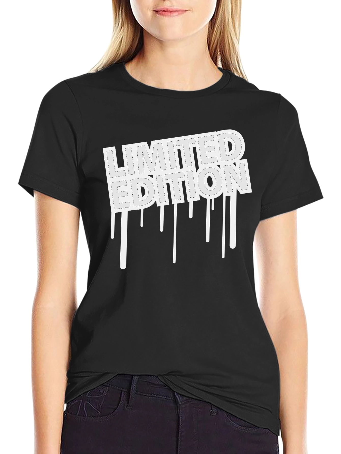 Limited Edition Graphic Tee - Black Casual Shirt