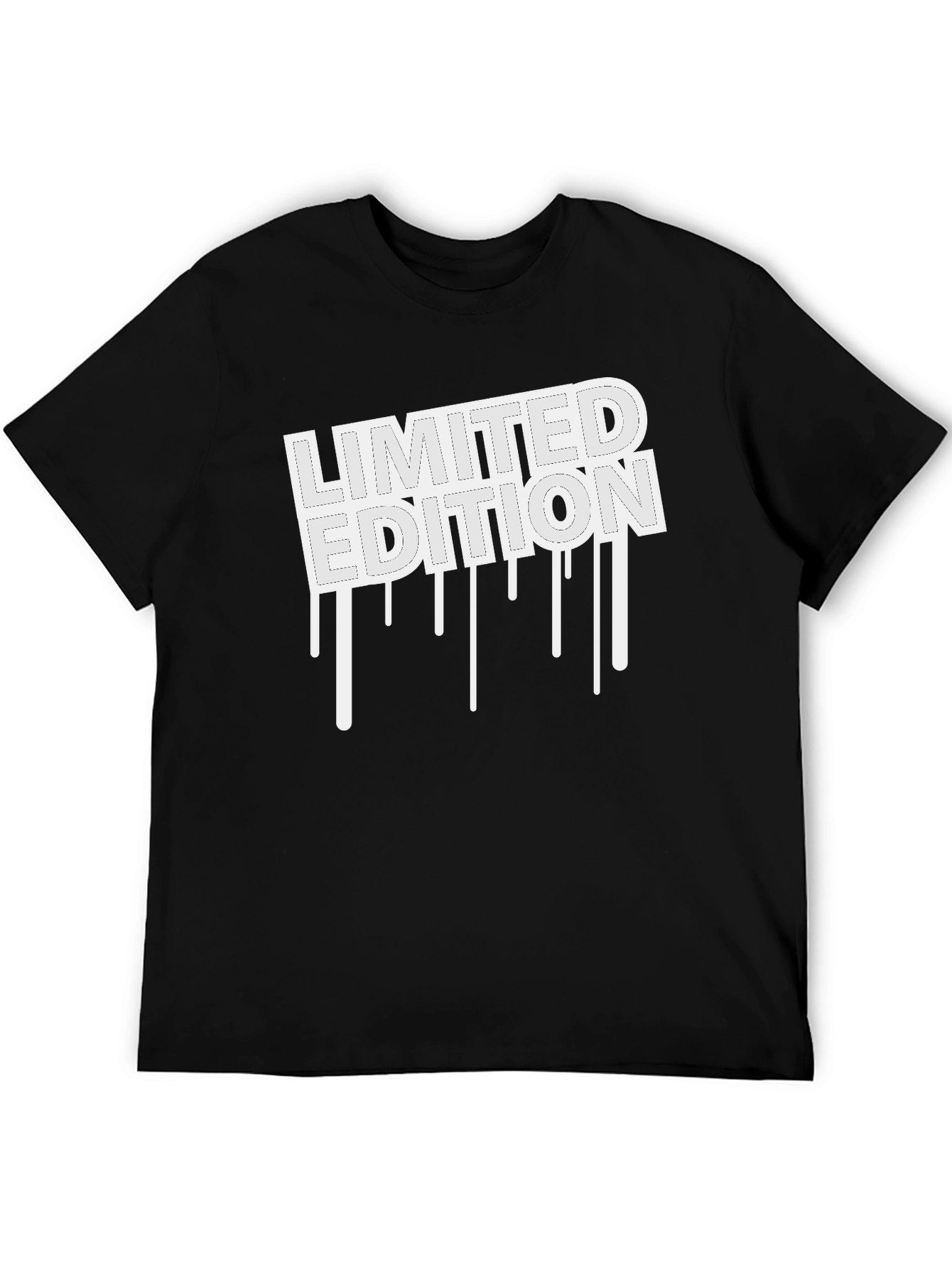 Limited Edition Graphic Tee - Black Casual Shirt