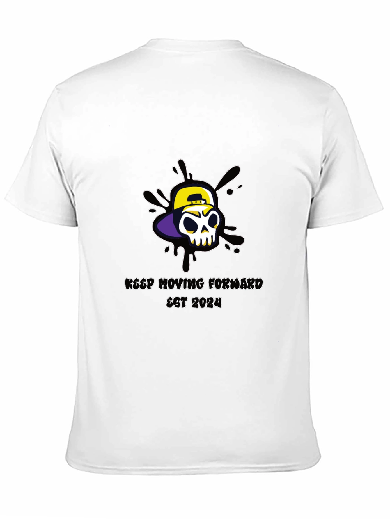 Keep Moving Forward Skull Graphic Tee