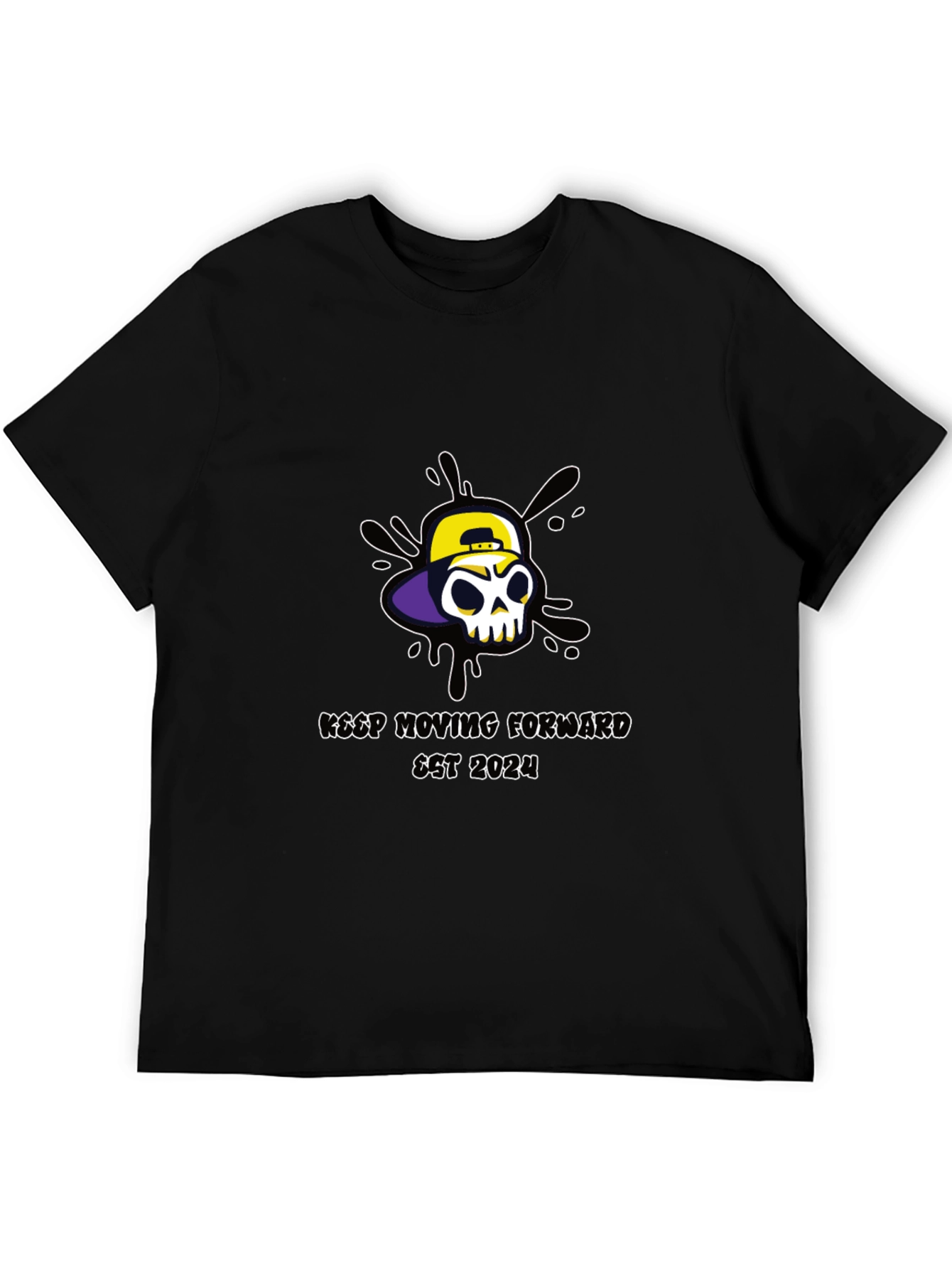 Keep Moving Forward Skull Graphic Tee