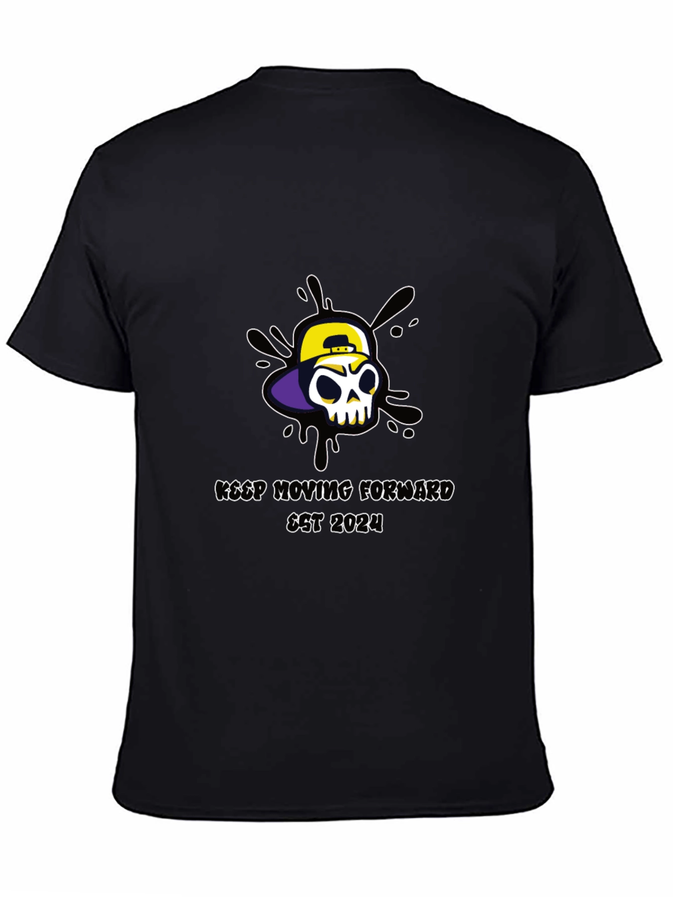 Keep Moving Forward Skull Graphic Tee