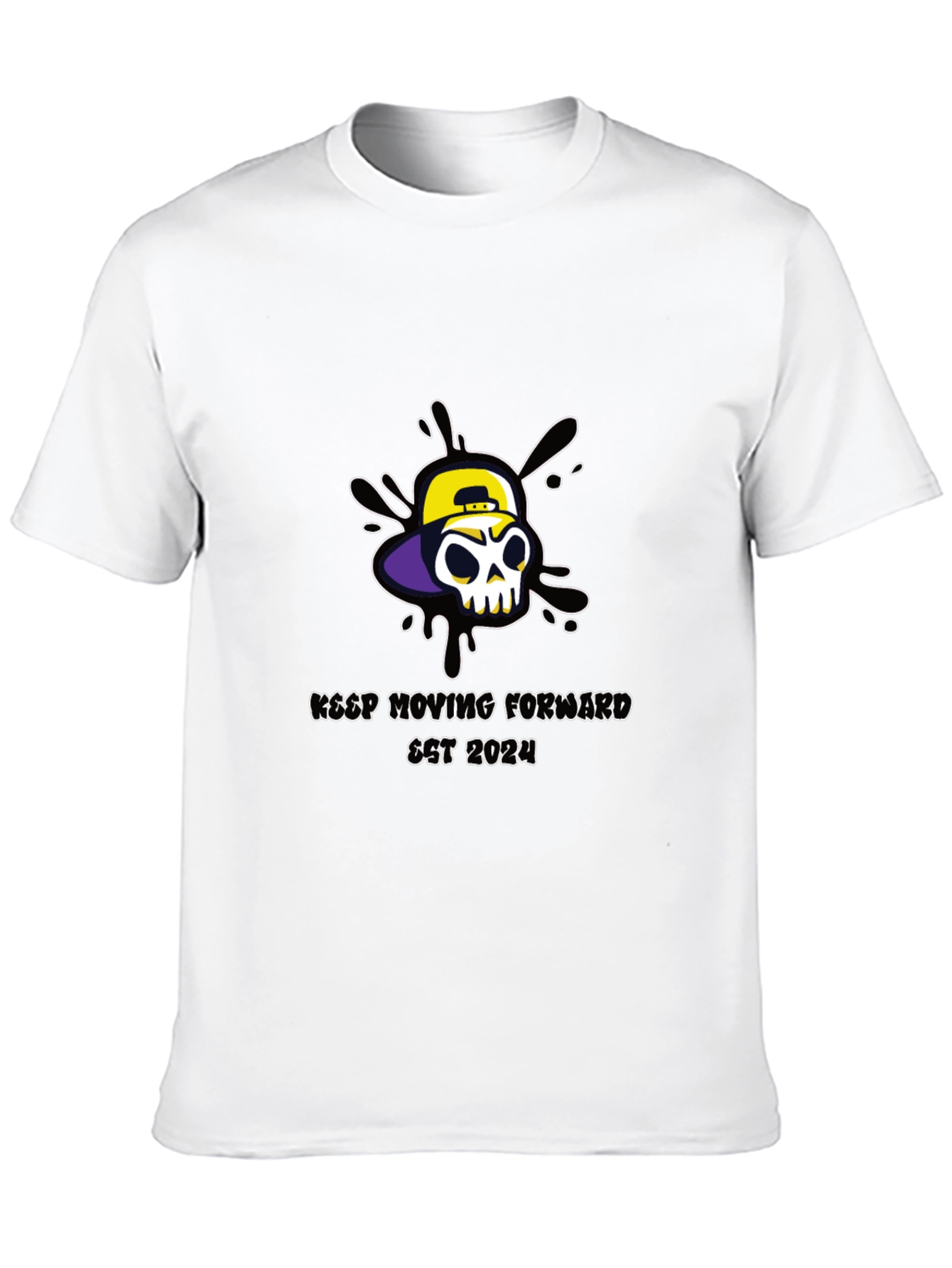 Keep Moving Forward Skull Graphic Tee