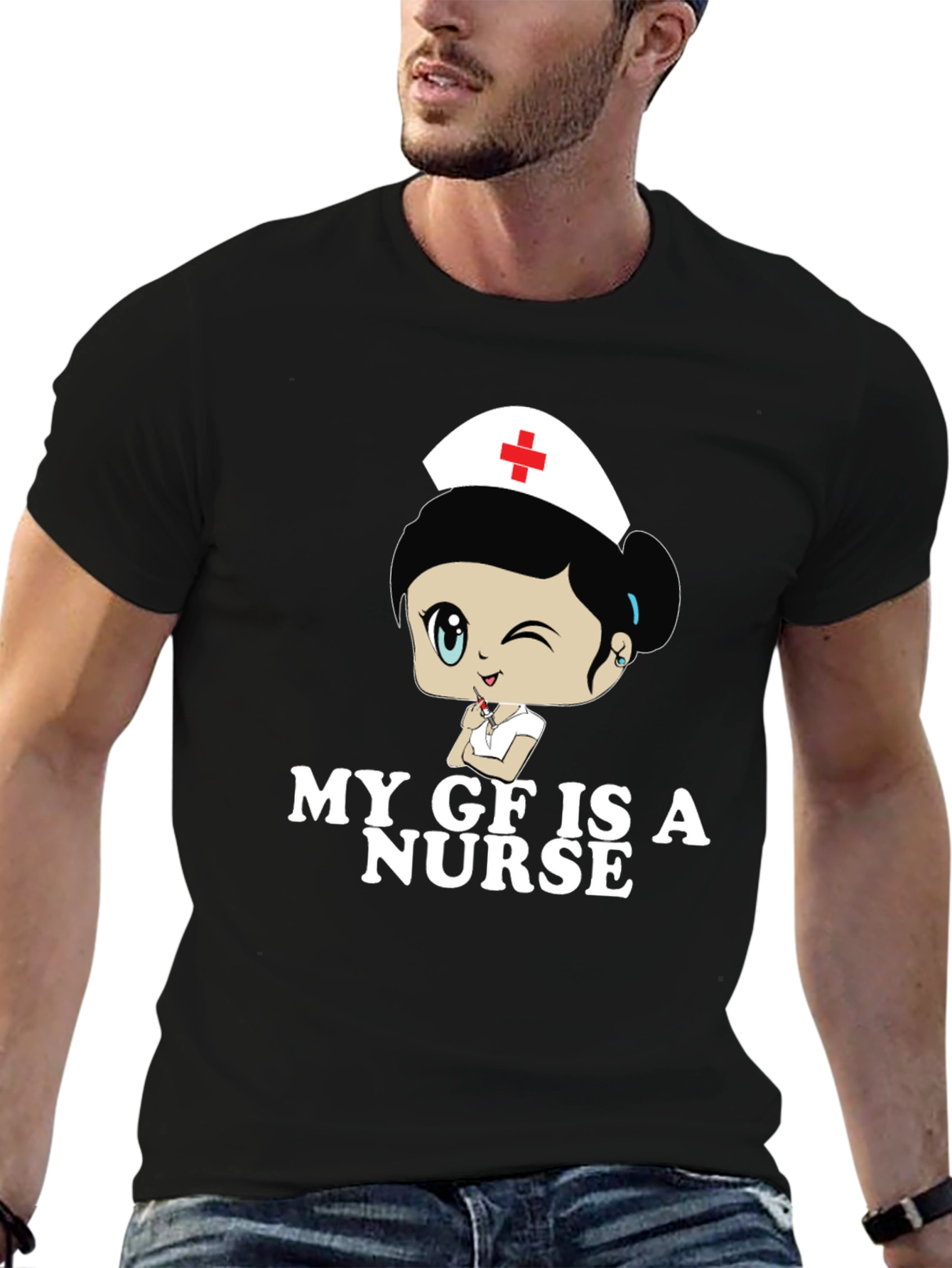 My GF is a Nurse Graphic T-Shirt