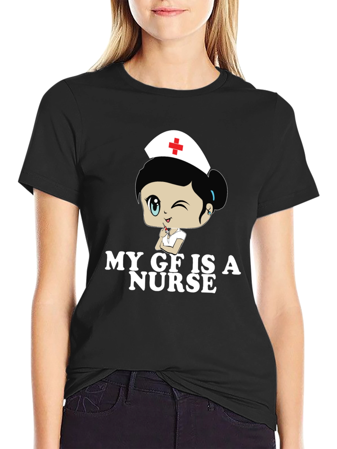 My GF is a Nurse Graphic T-Shirt