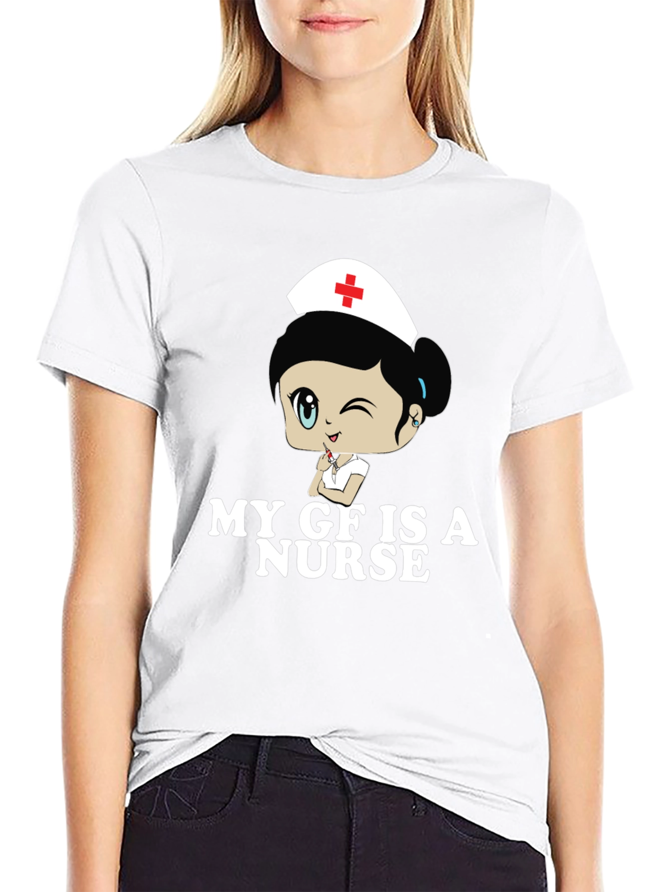 My GF is a Nurse Graphic T-Shirt