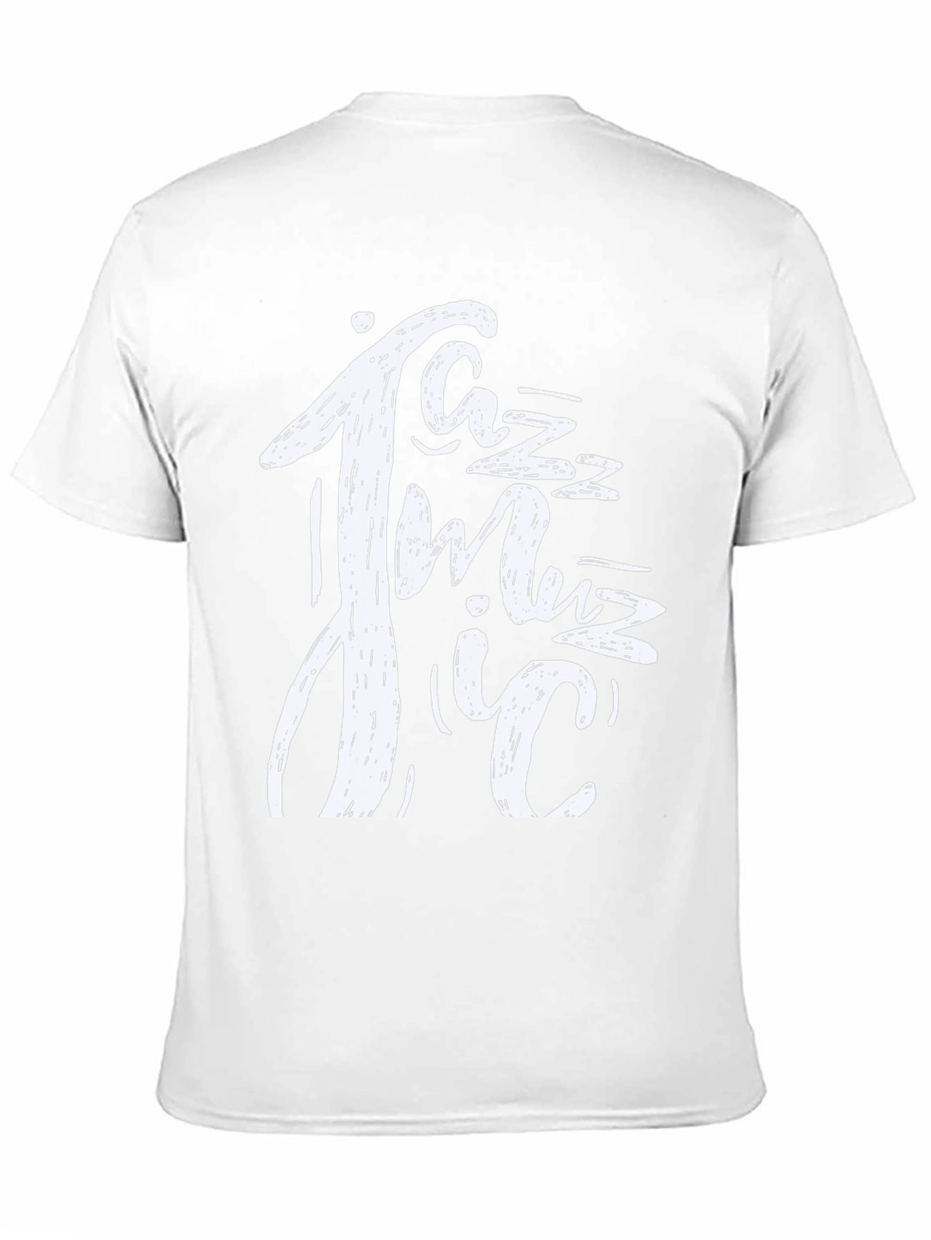 Jazz Music Graphic Print Black T-Shirt