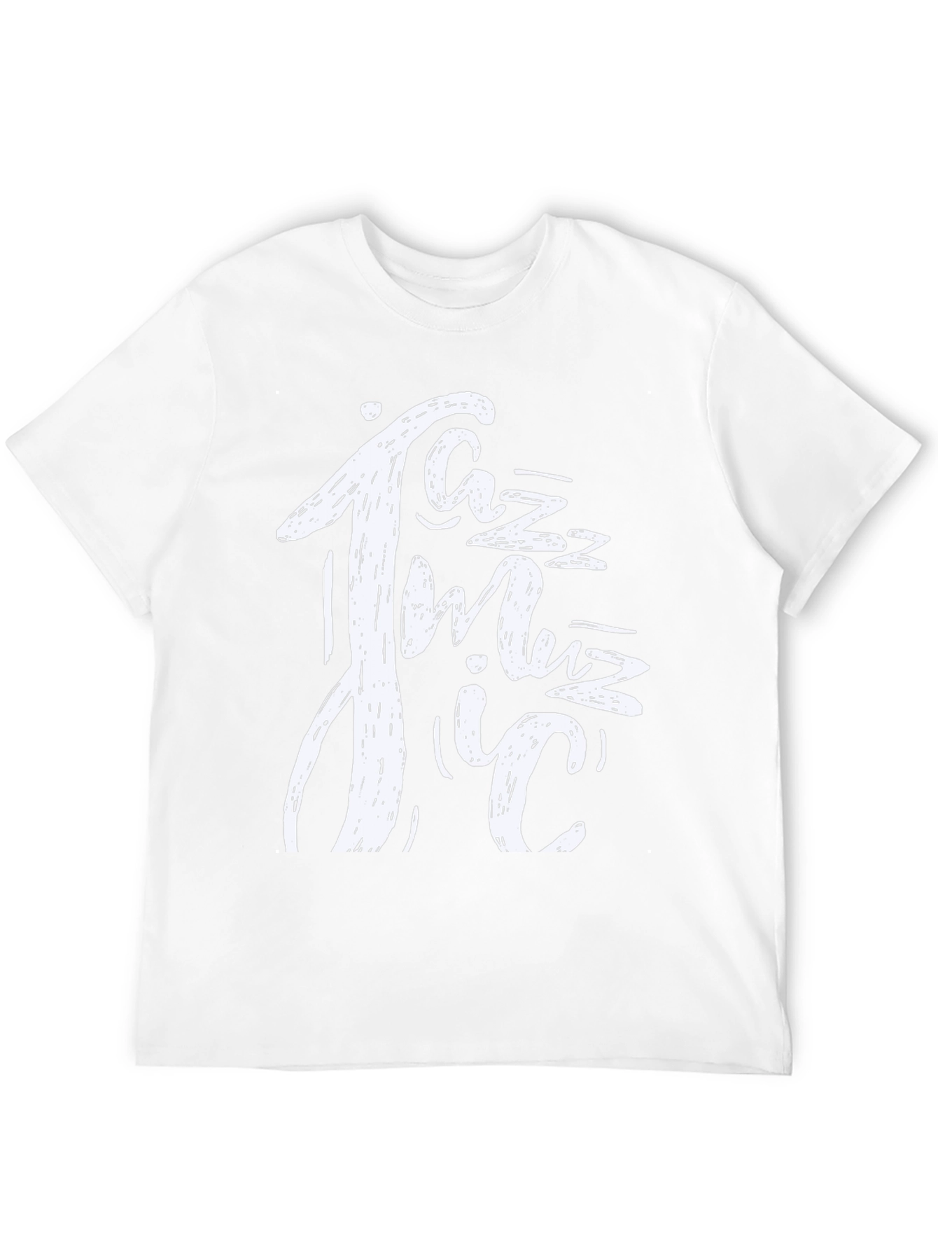 Jazz Music Graphic Print Black T-Shirt