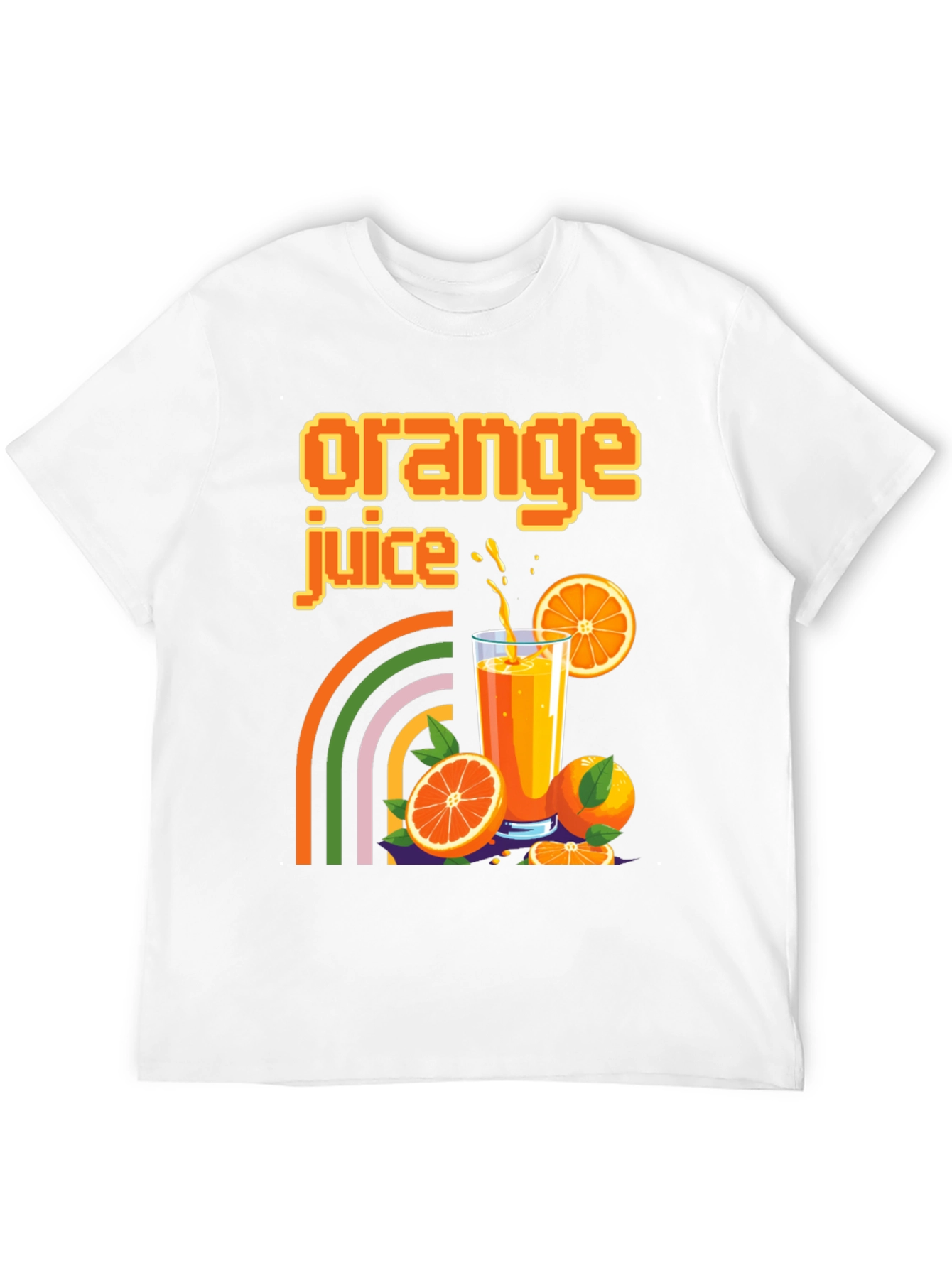 Retro Orange Juice Graphic Tee
