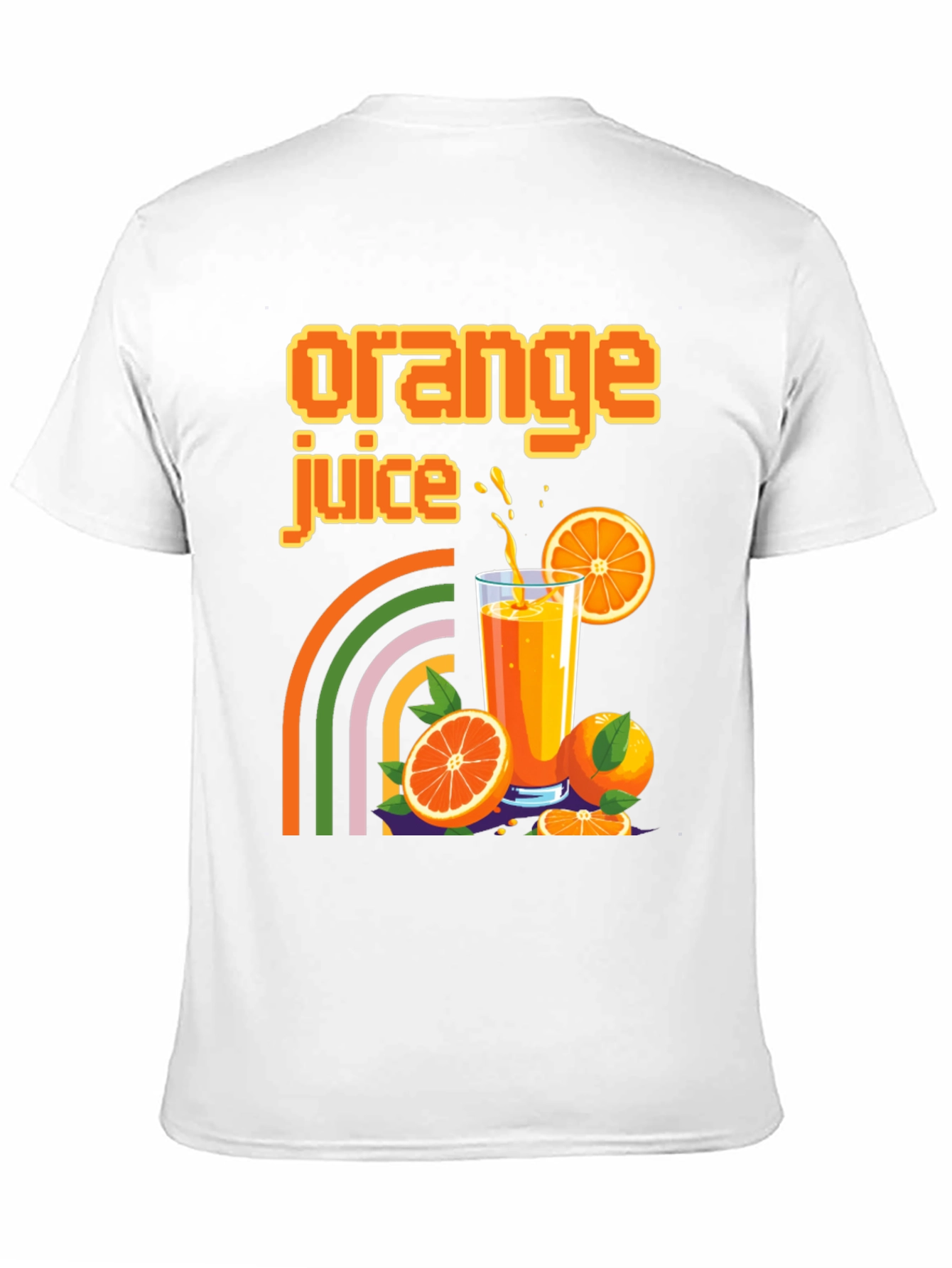 Retro Orange Juice Graphic Tee