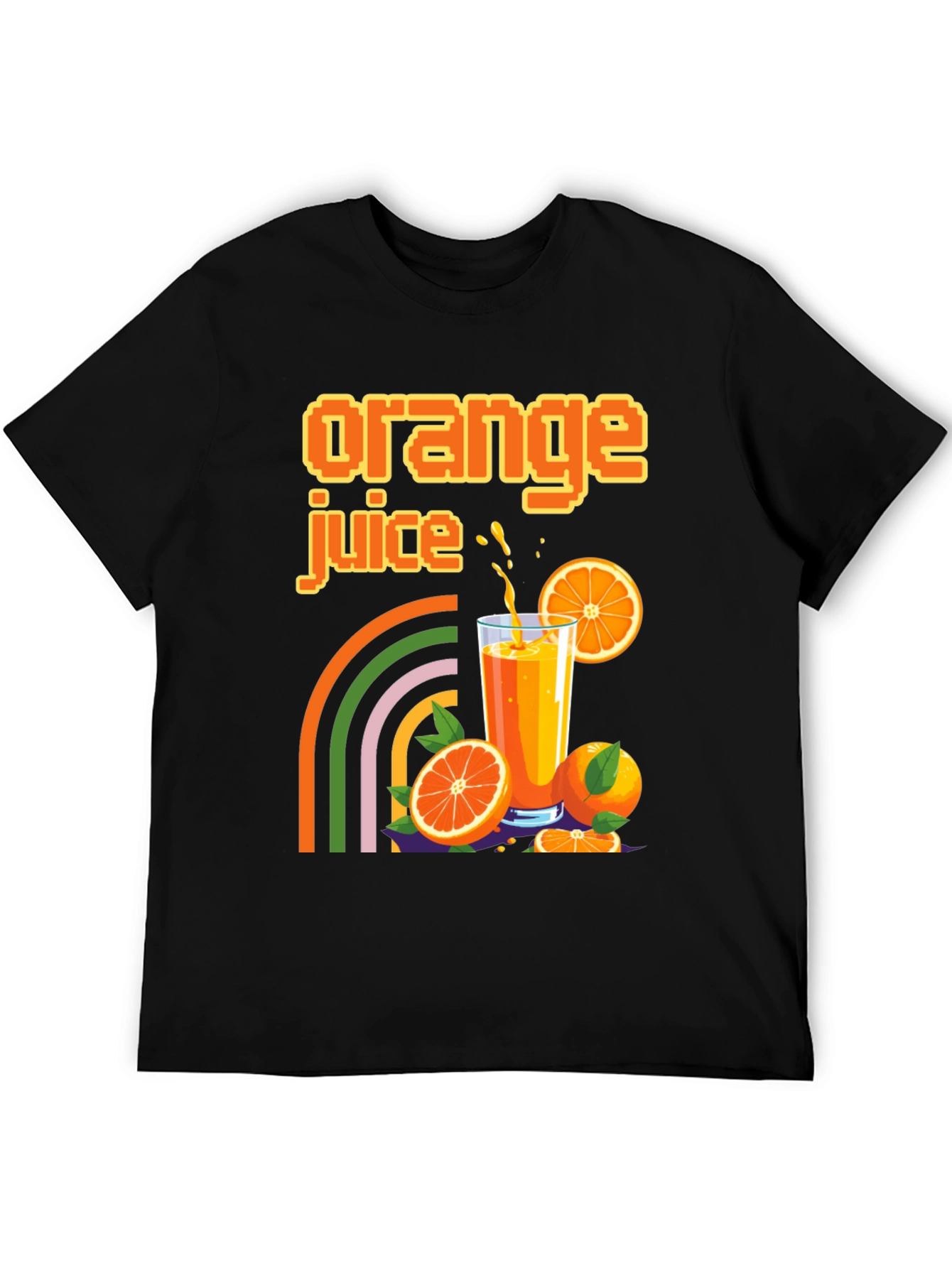 Retro Orange Juice Graphic Tee
