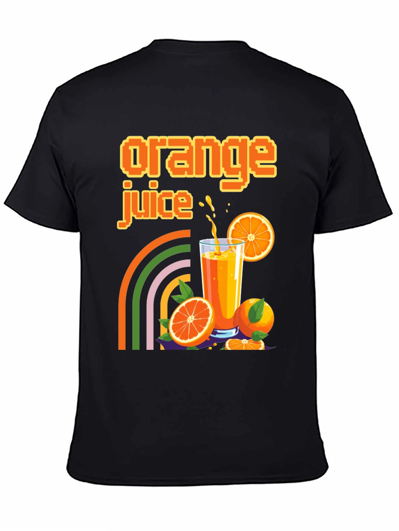 Retro Orange Juice Graphic Tee