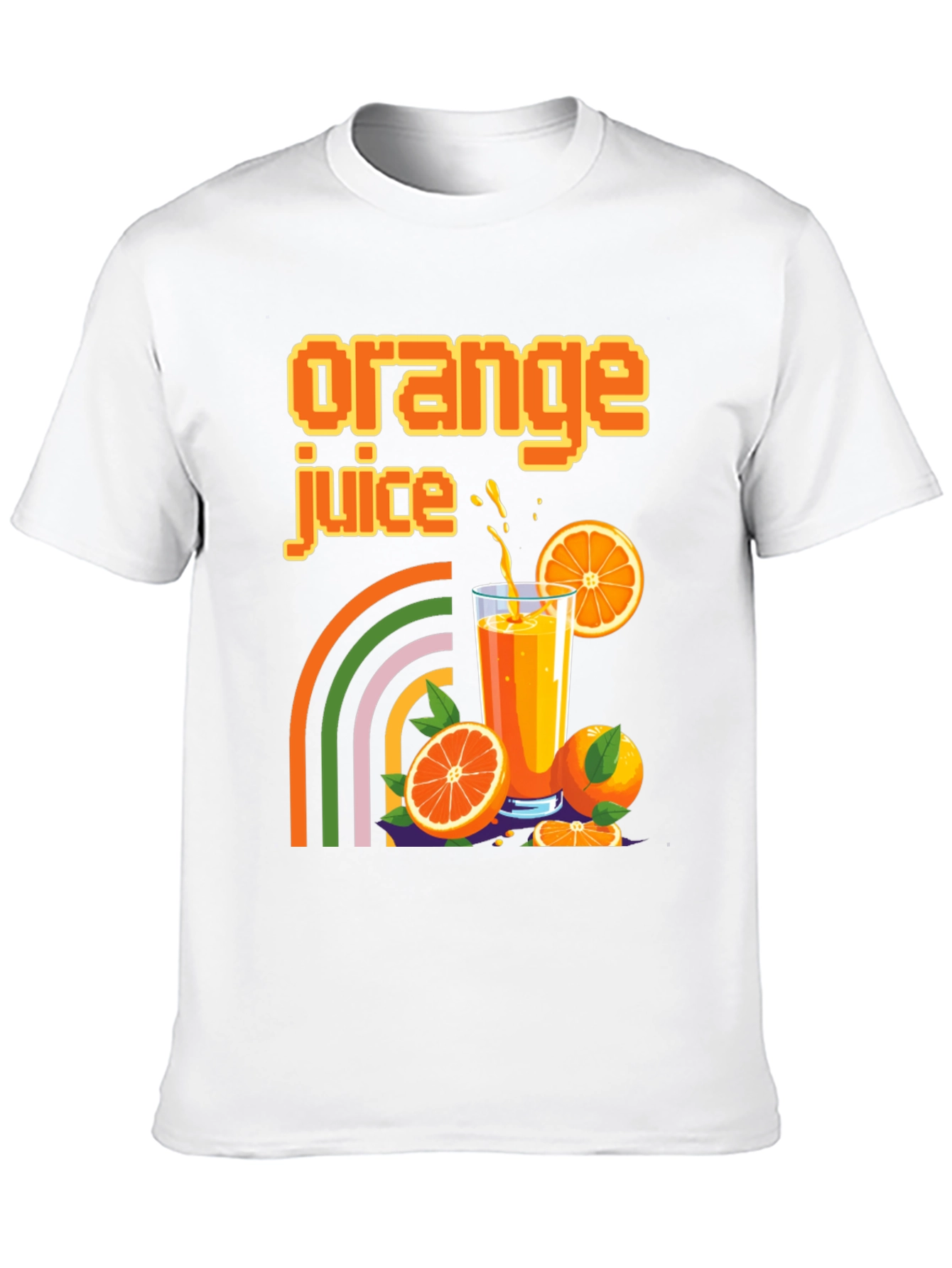 Retro Orange Juice Graphic Tee