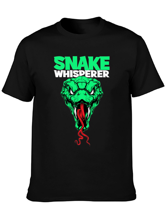 Snake Whisperer Graphic T-Shirt - Unisex Design