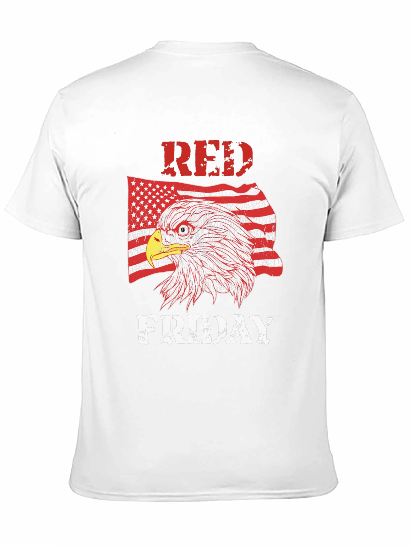 RED Friday Eagle Graphic Tee - Mens Black T-Shirt