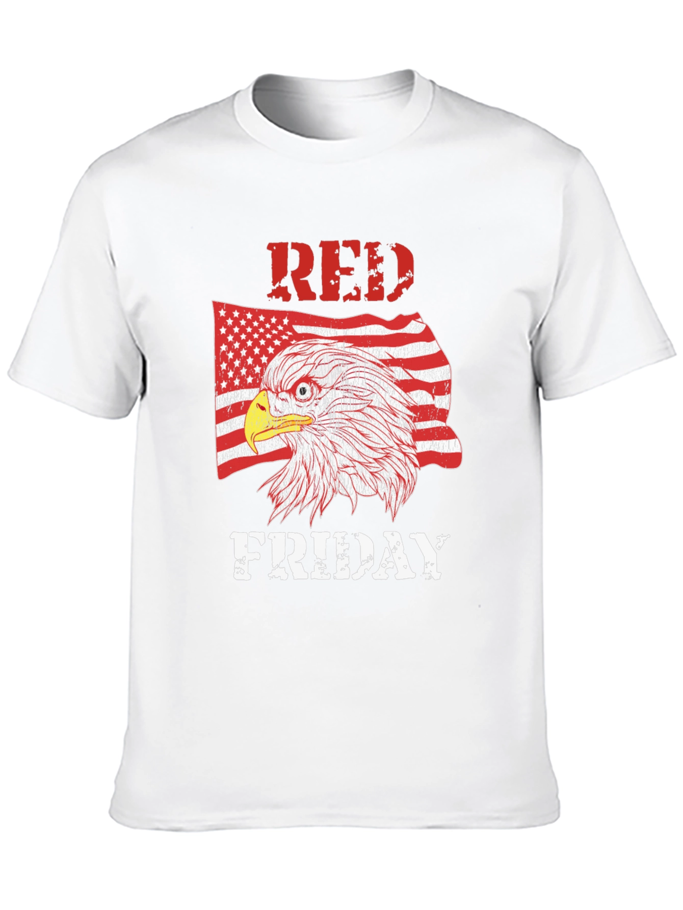 RED Friday Eagle Graphic Tee - Mens Black T-Shirt