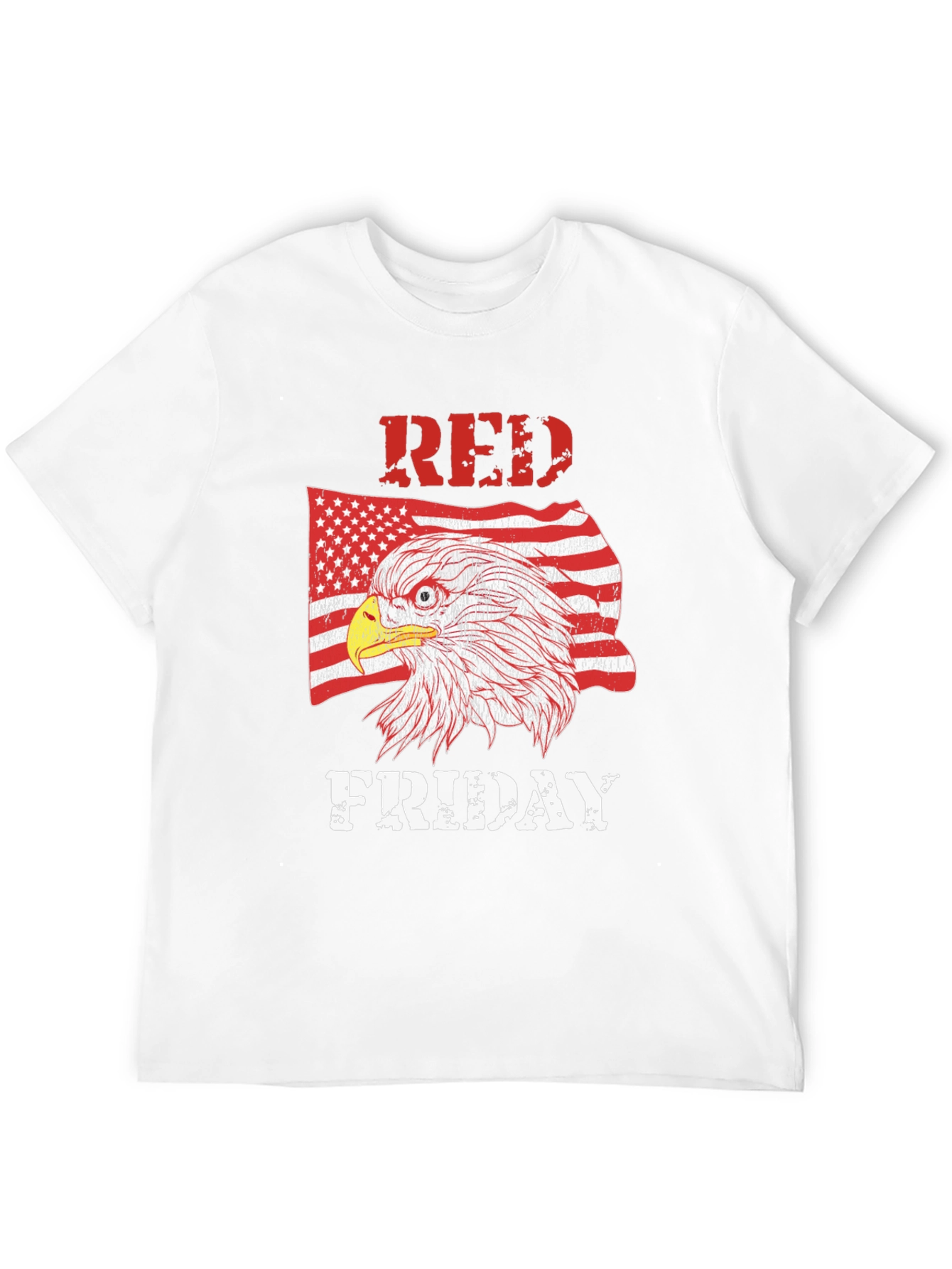 RED Friday Eagle Graphic Tee - Mens Black T-Shirt