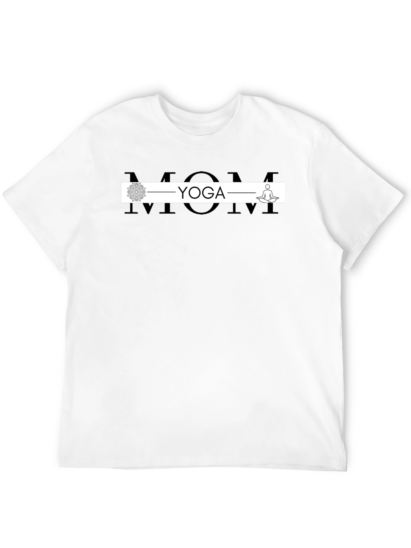 Yoga Mom T-Shirt - Black Comfortable Fit