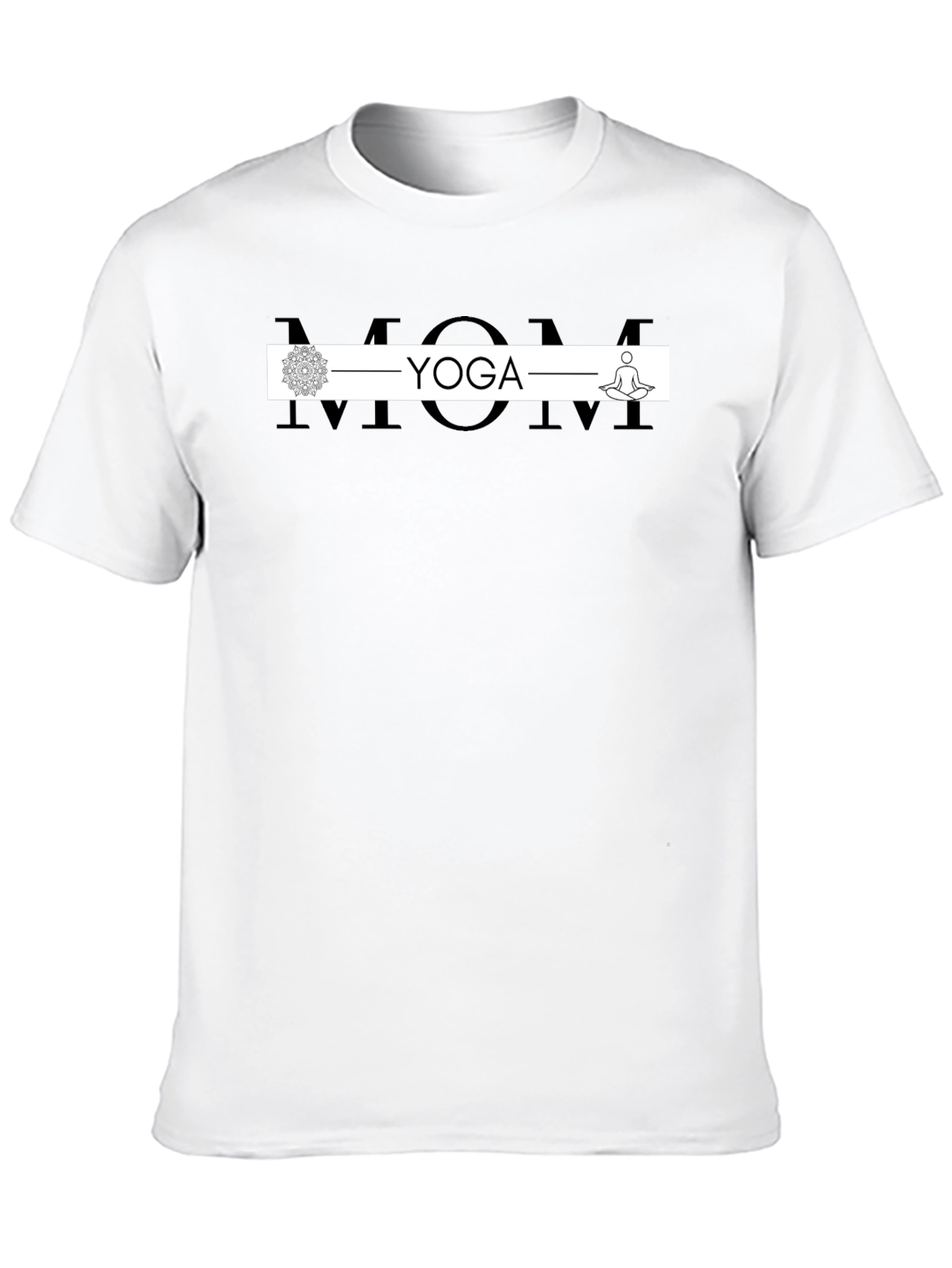 Yoga Mom T-Shirt - Black Comfortable Fit