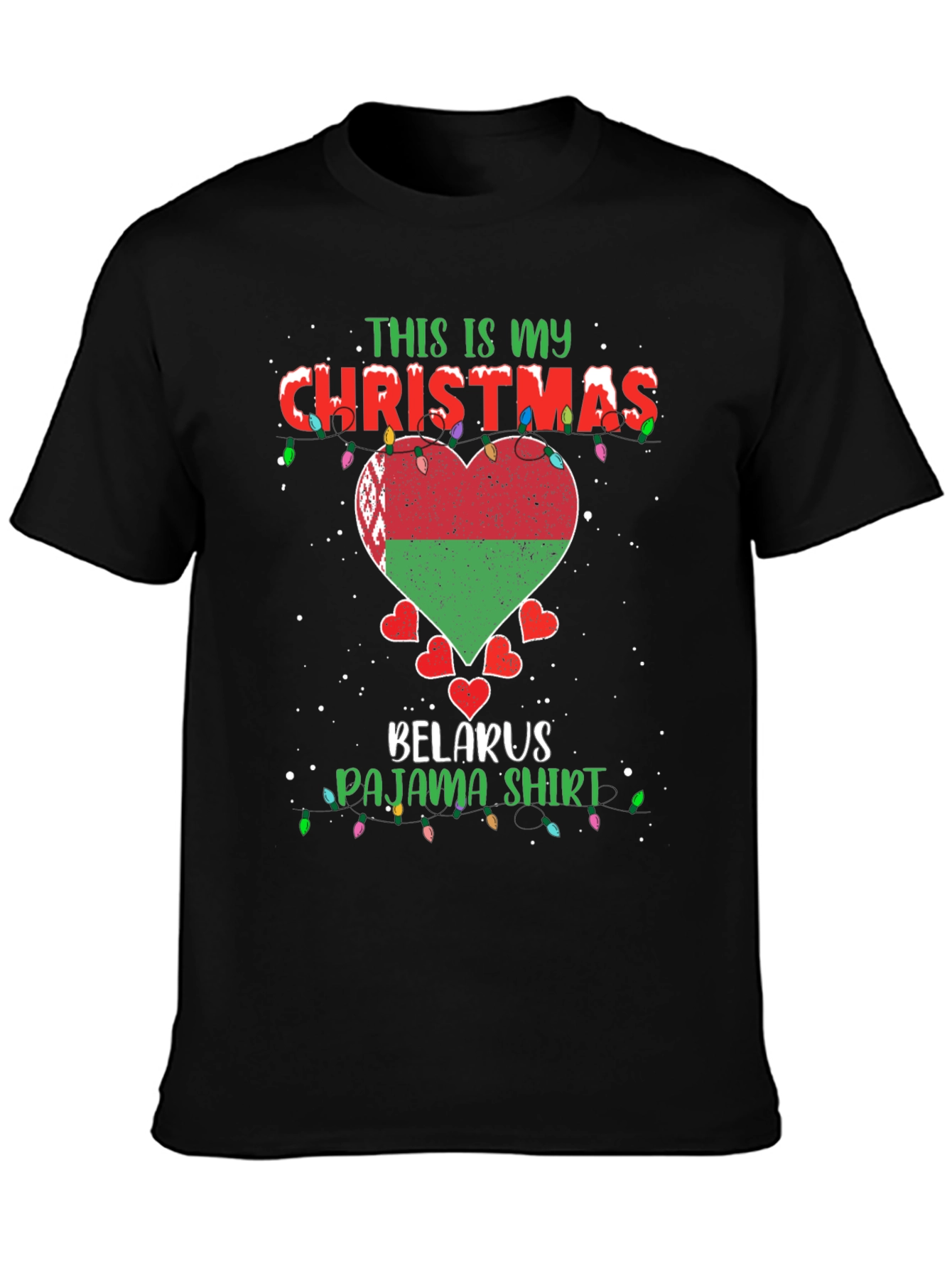 Belarus Christmas Pajama Shirt