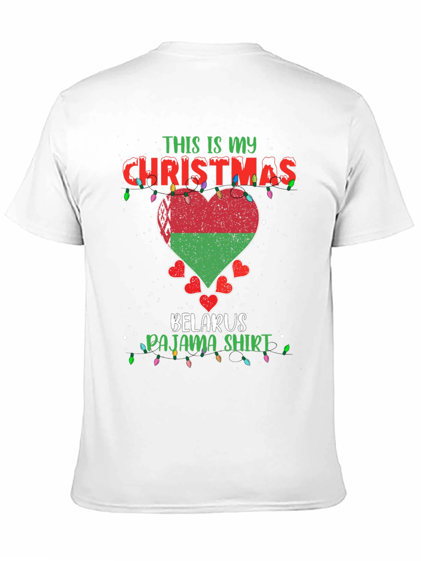 Belarus Christmas Pajama Shirt