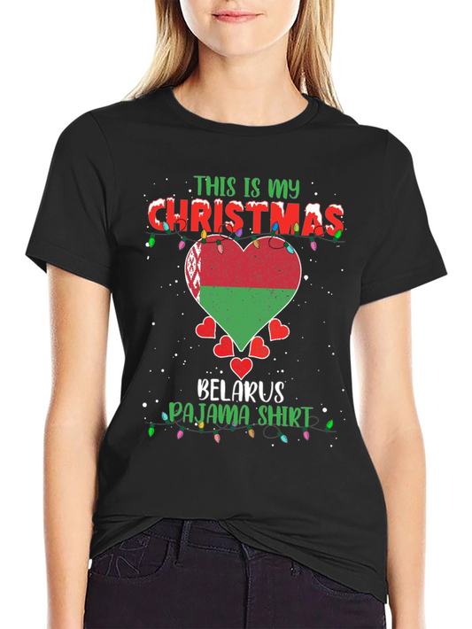 Belarus Christmas Pajama Shirt