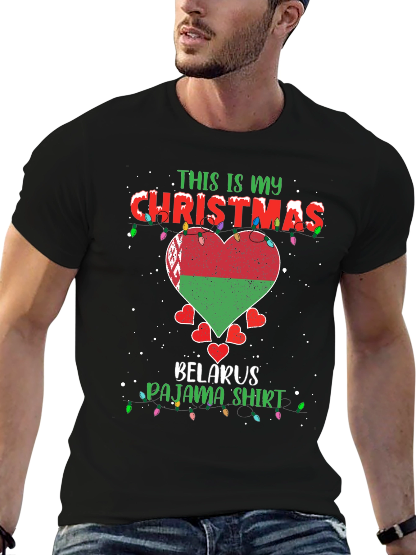 Belarus Christmas Pajama Shirt