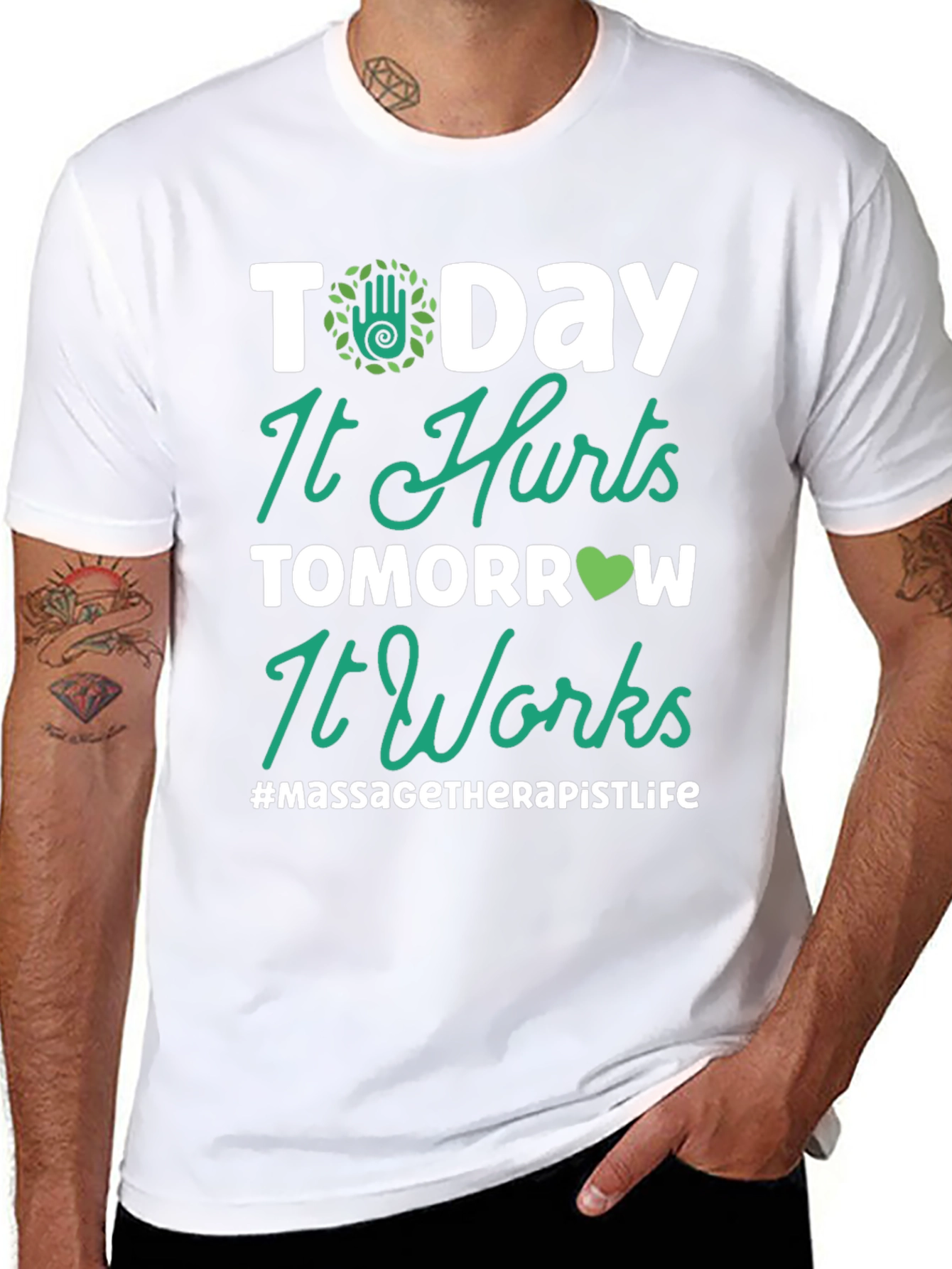Massage Therapist Life T-Shirt - Today It Hurts