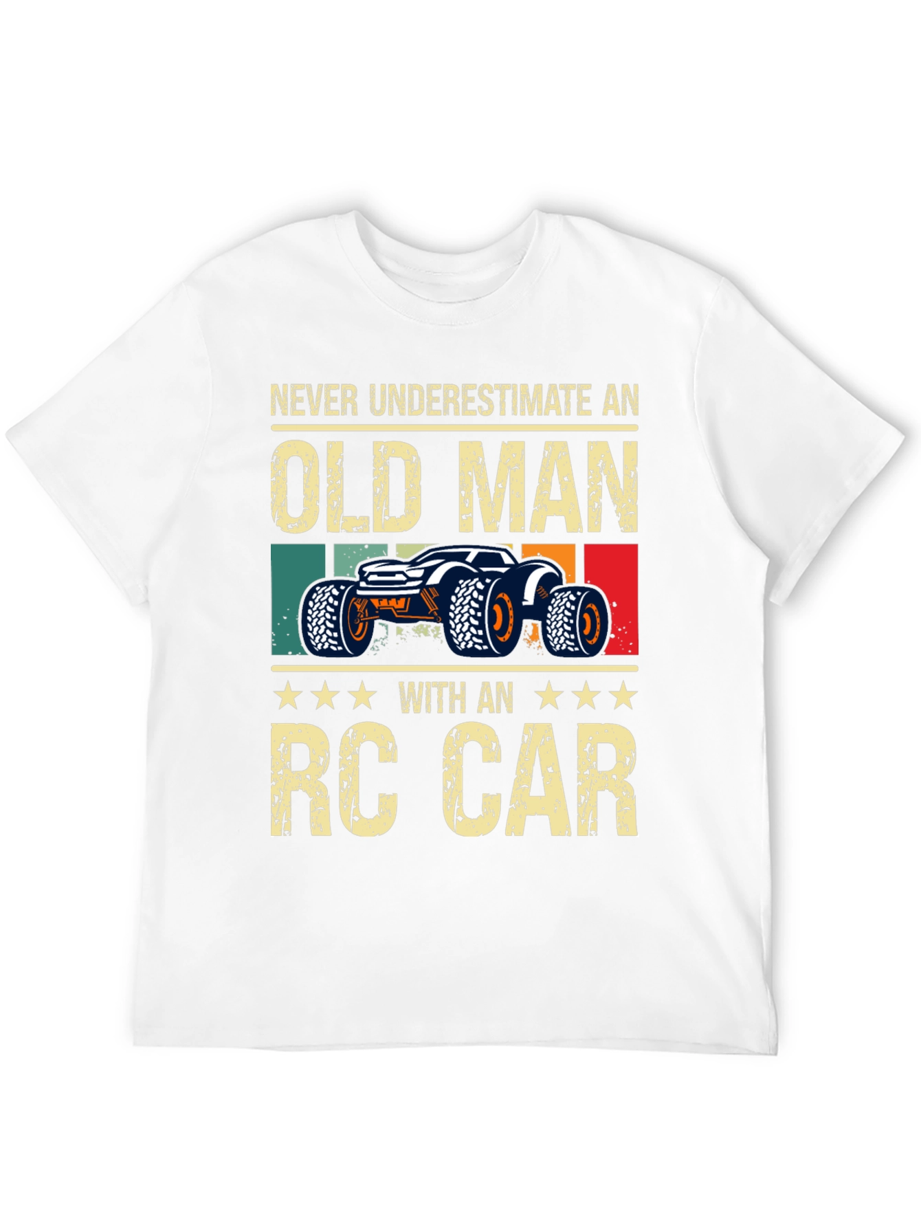 Old Man RC Car T-Shirt - Fun Hobby Tee