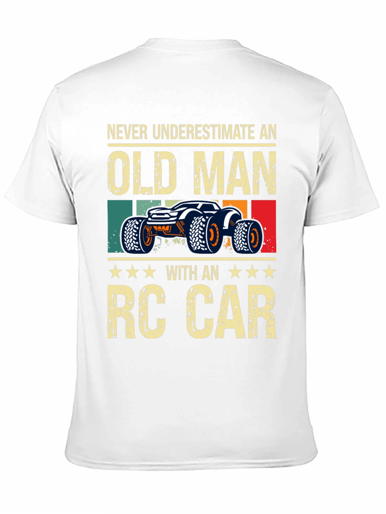 Old Man RC Car T-Shirt - Fun Hobby Tee