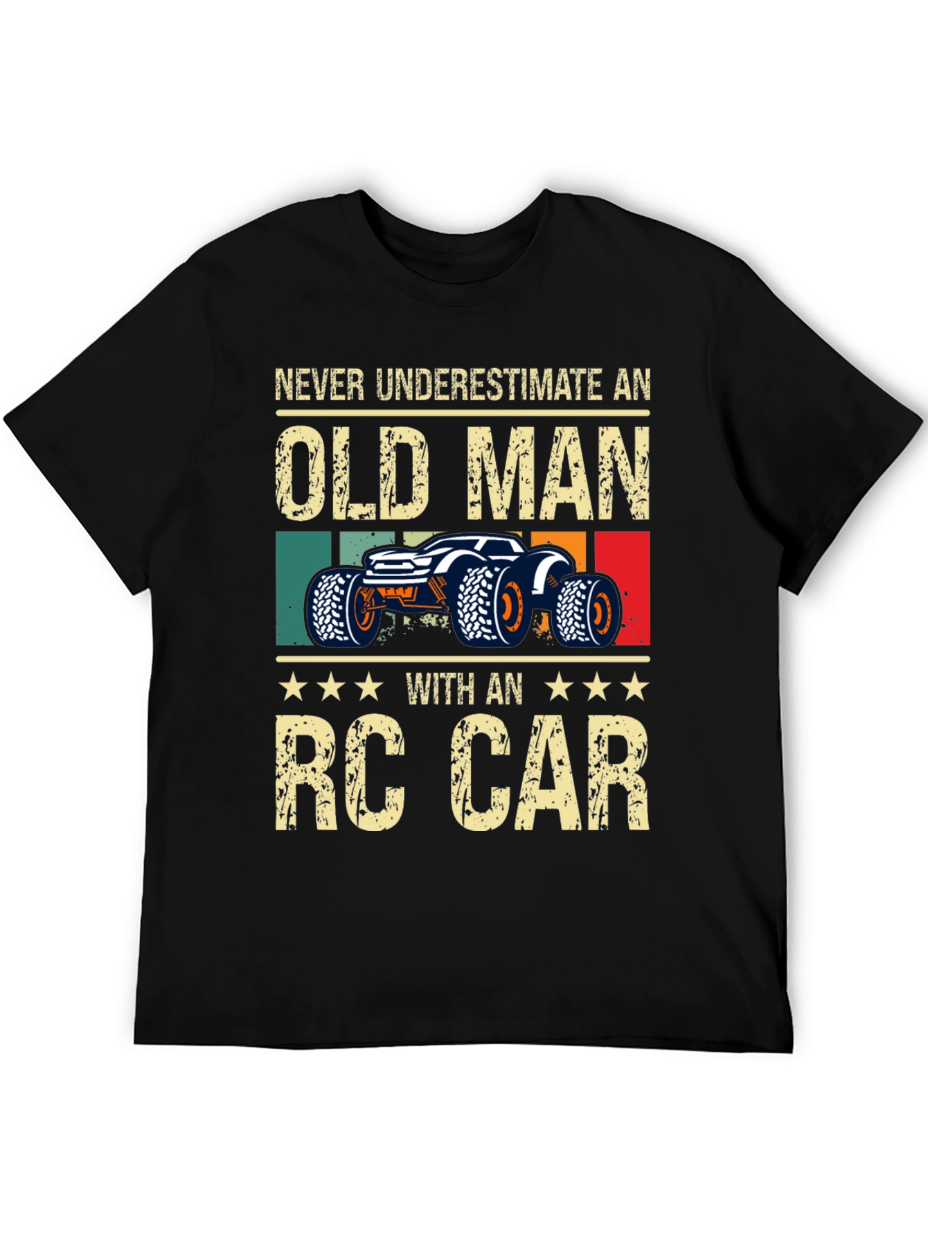 Old Man RC Car T-Shirt - Fun Hobby Tee