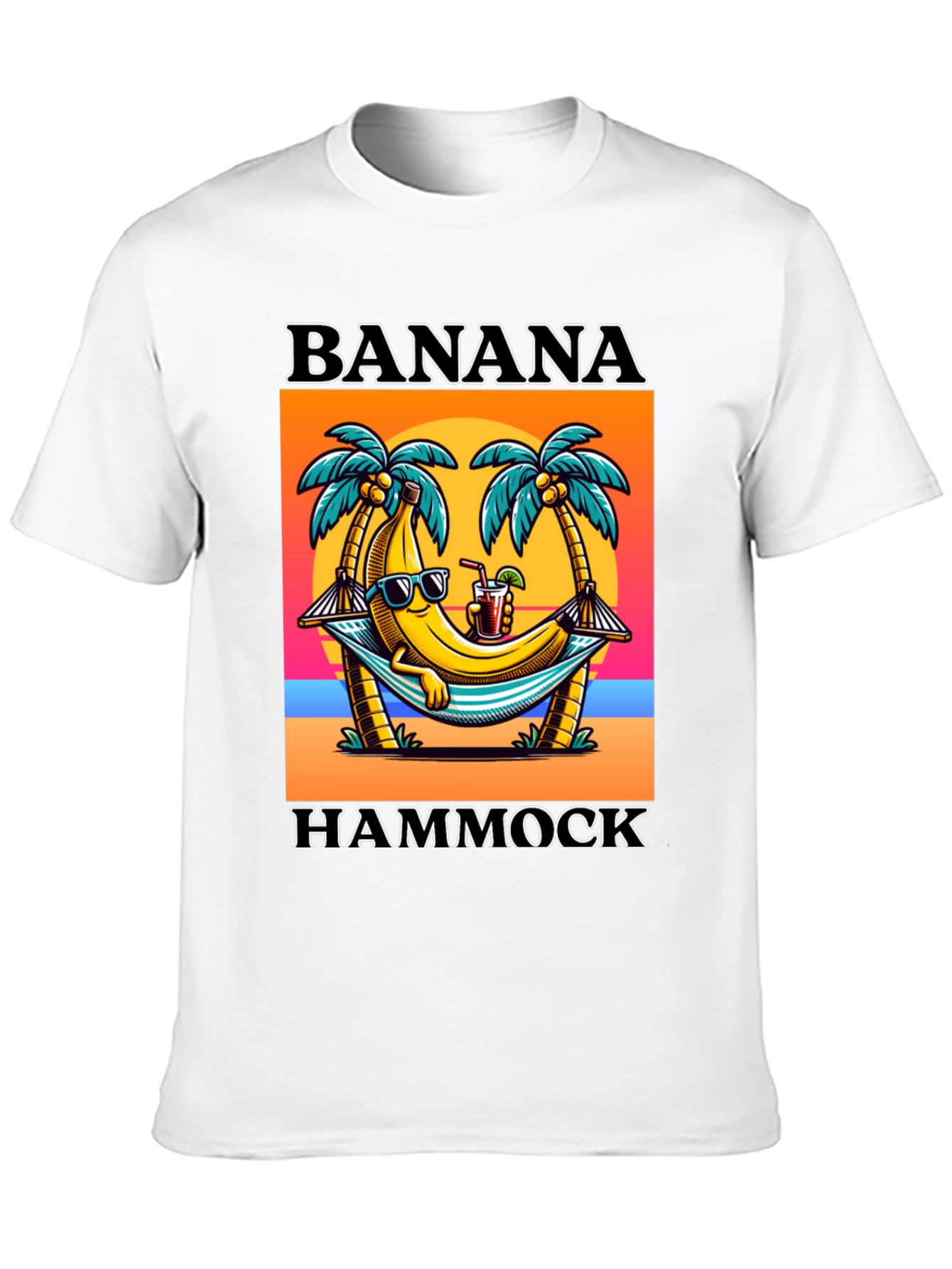 Banana Hammock T-Shirt - Tropical Summer Vibes!