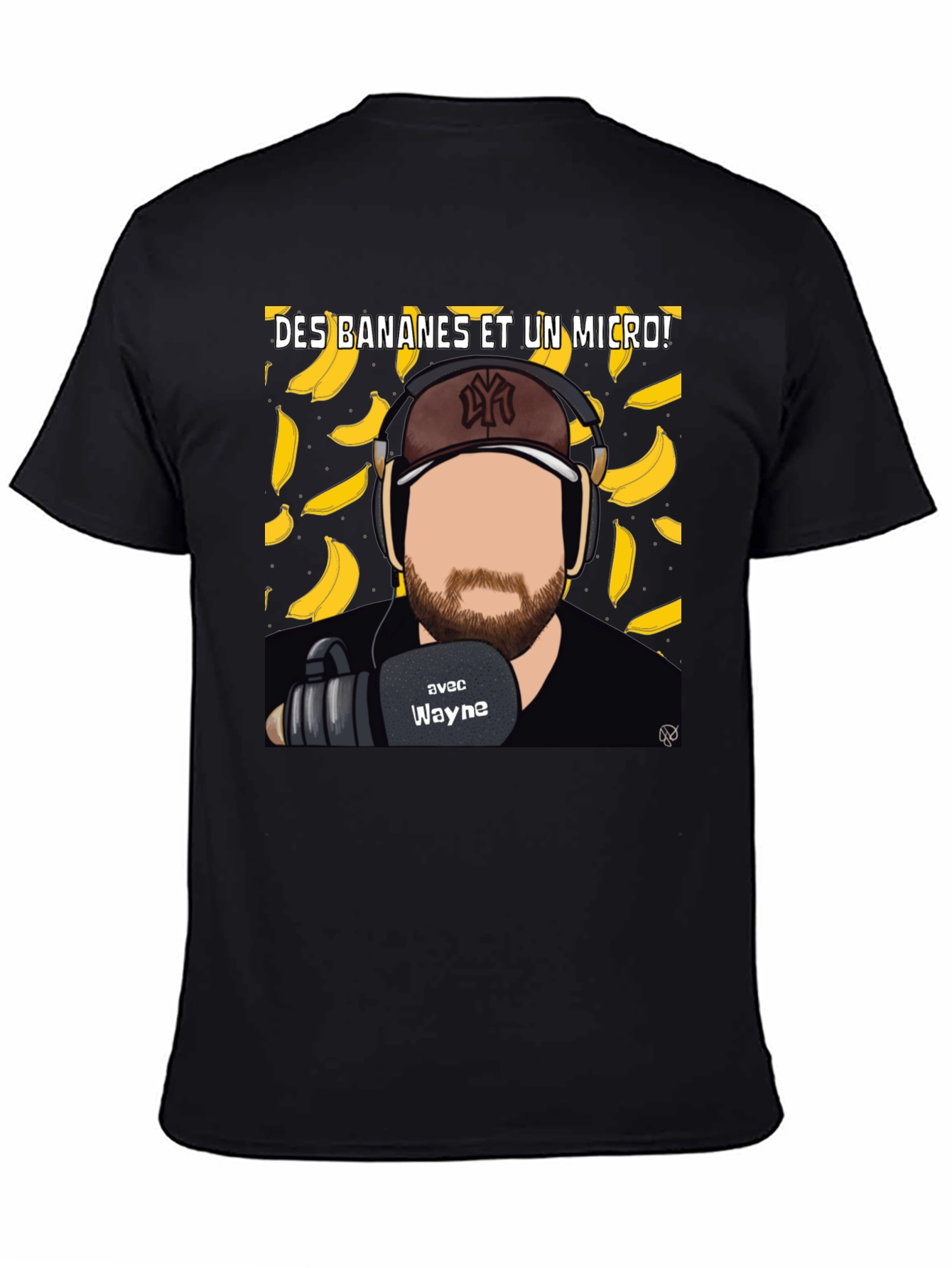 Bananas and a Mic T-Shirt - Podcast Tee