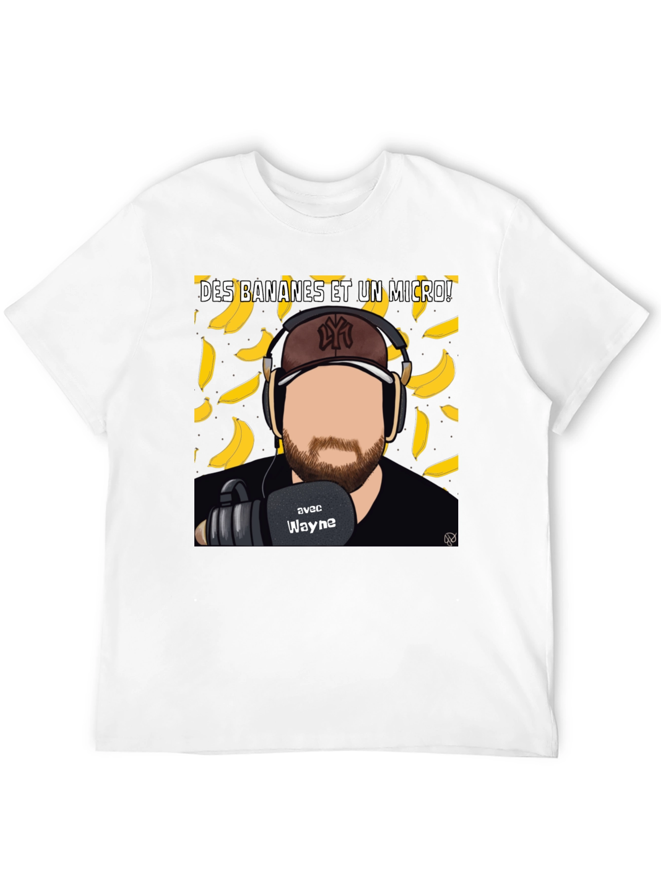 Bananas and a Mic T-Shirt - Podcast Tee