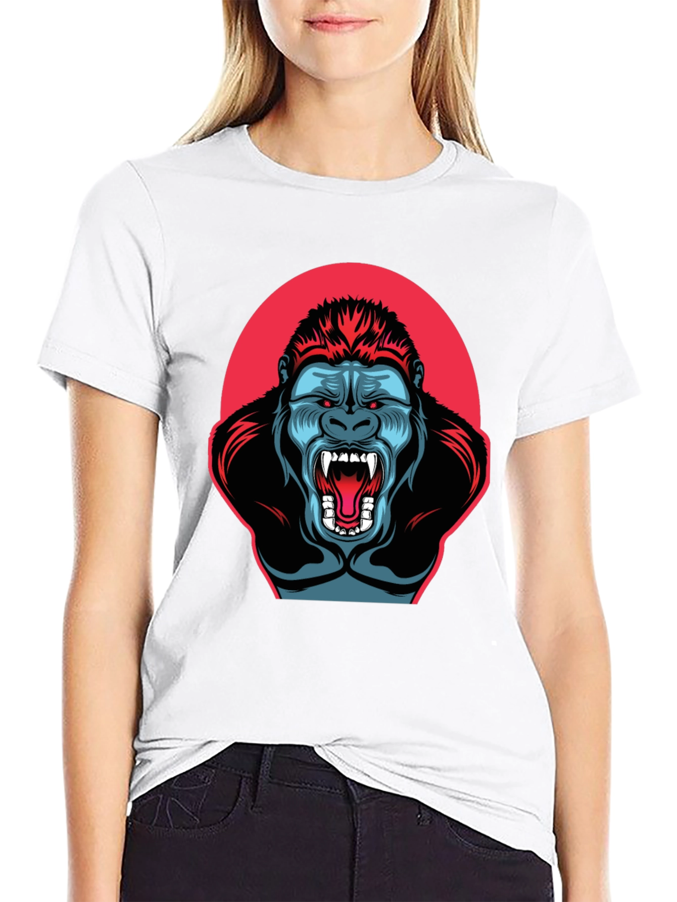 Gorilla Graphic T-Shirt - Mens Black Tee