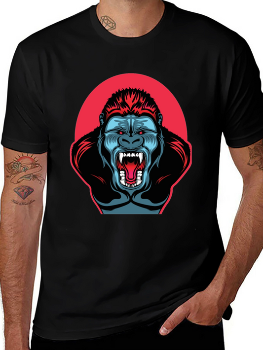 Gorilla Graphic T-Shirt - Mens Black Tee