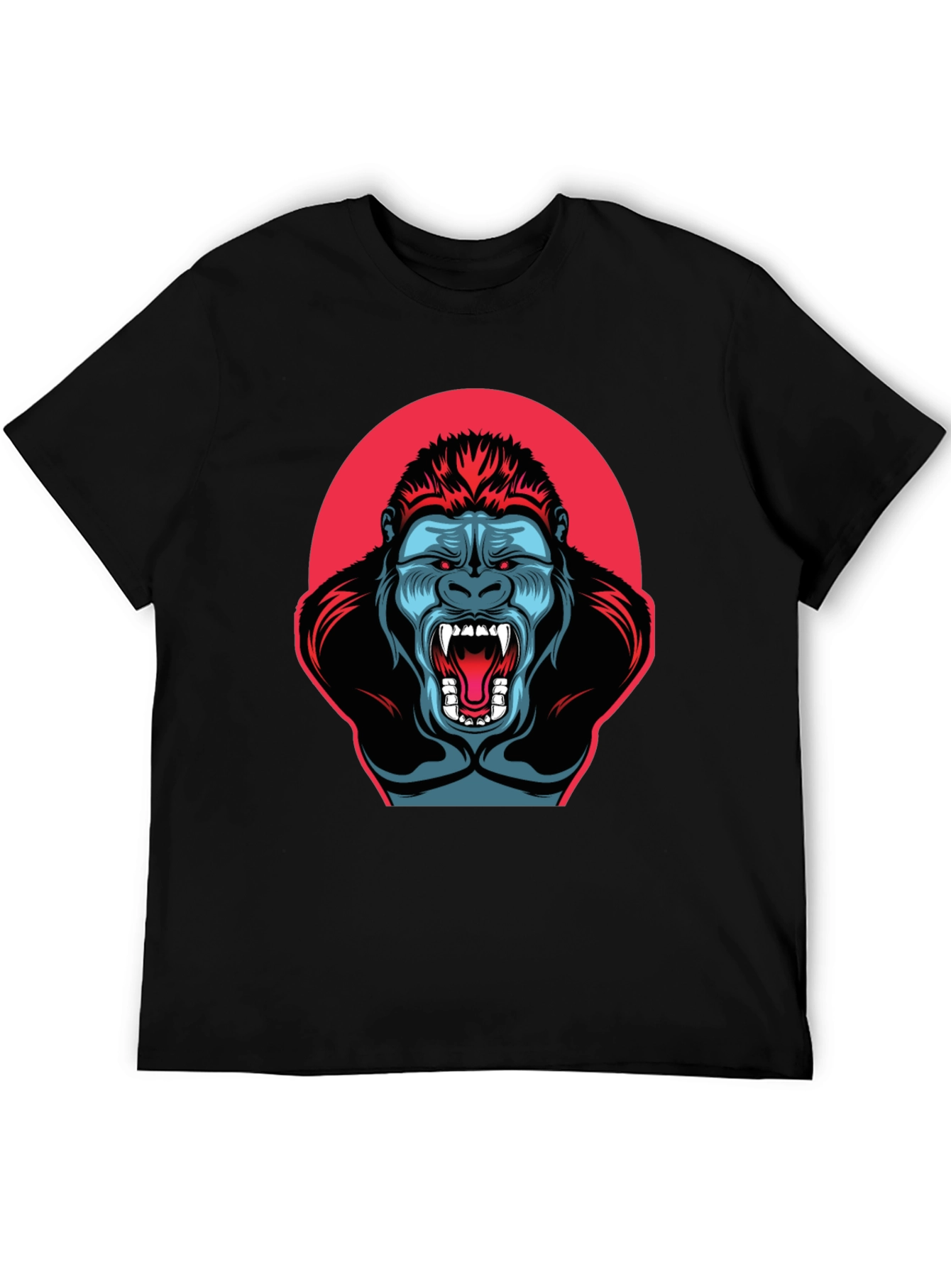 Gorilla Graphic T-Shirt - Mens Black Tee