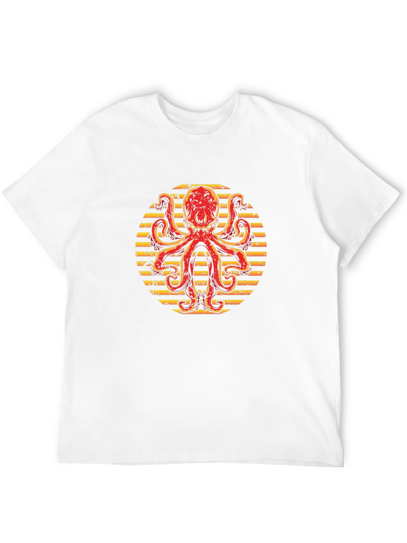 Octopus Graphic Tee - Mens Black T-Shirt