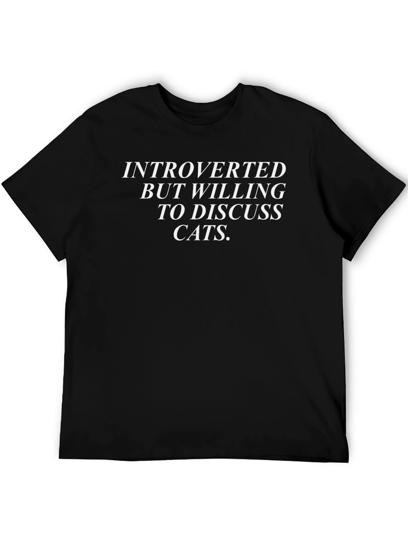 Introverted Cat Lover T-Shirt