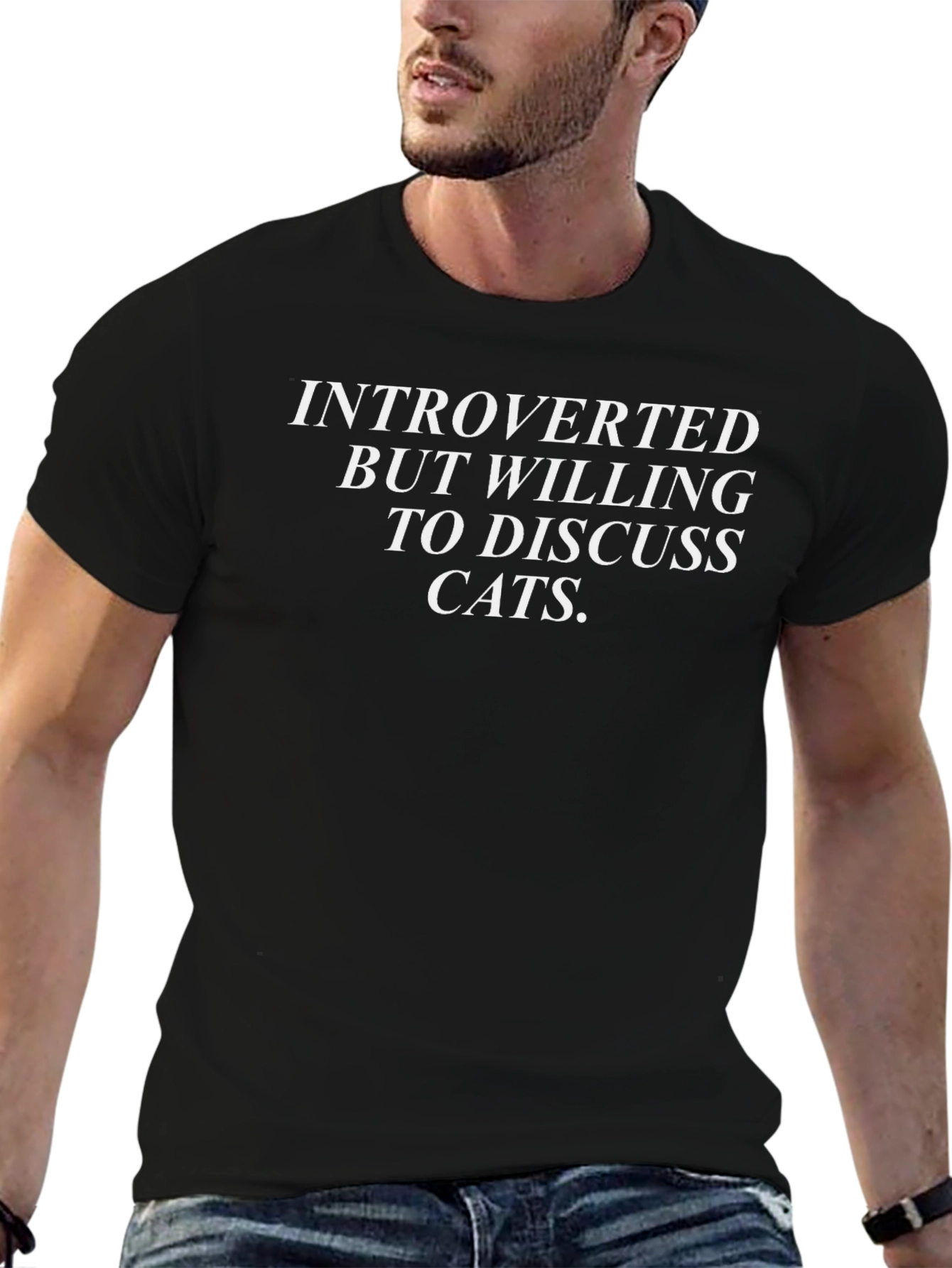 Introverted Cat Lover T-Shirt