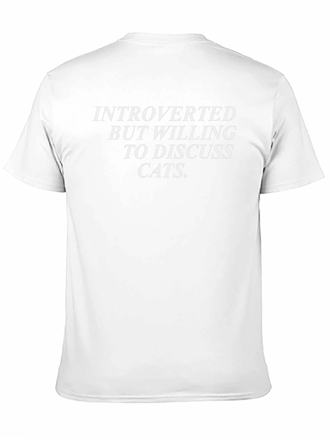 Introverted Cat Lover T-Shirt