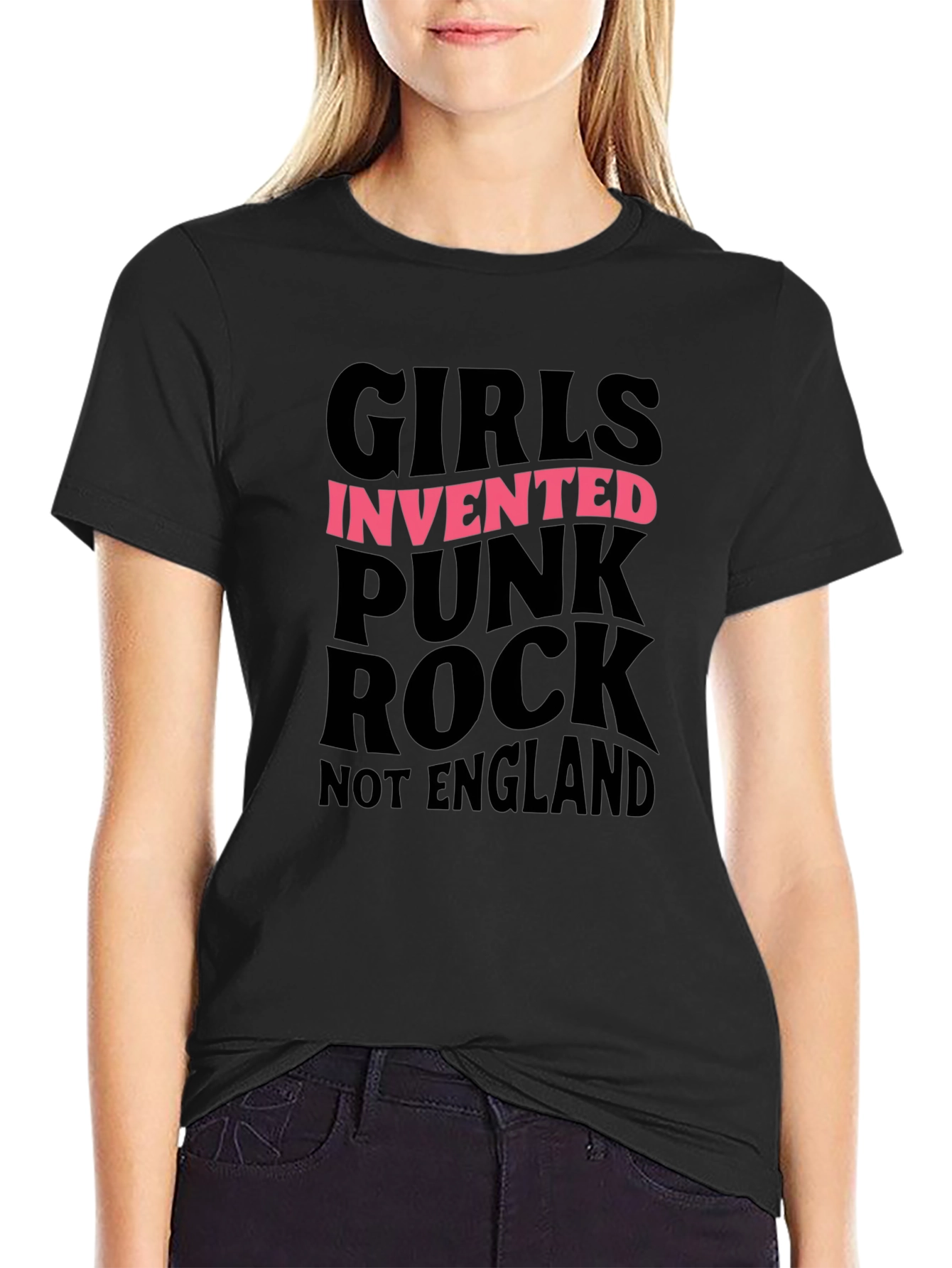 Girls Invented Punk Rock Graphic Tee