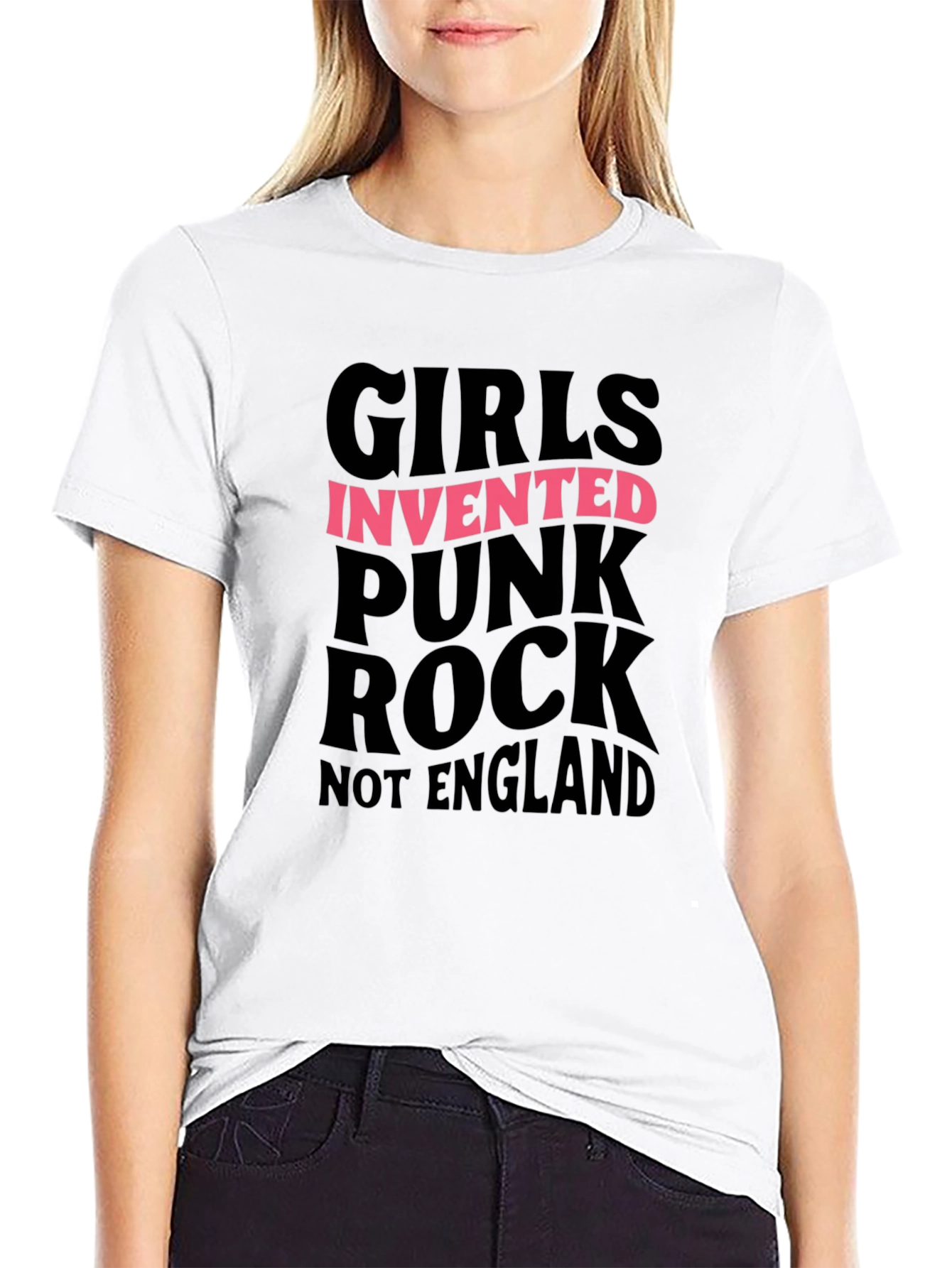 Girls Invented Punk Rock Graphic Tee