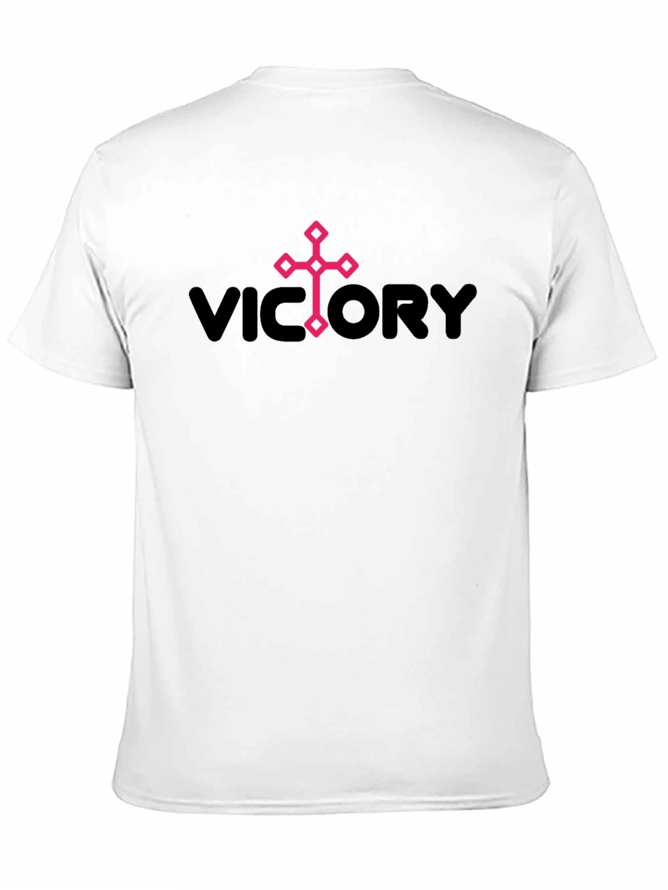 Victory Graphic Print Mens Black T-Shirt