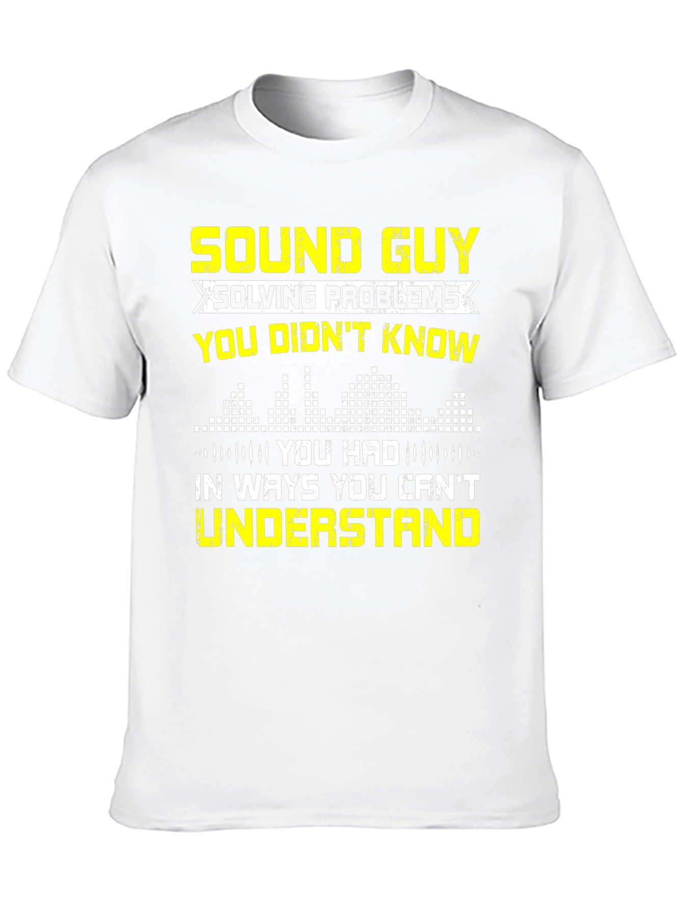 Sound Guy Graphic Tee - Solving Problems T-Shirt