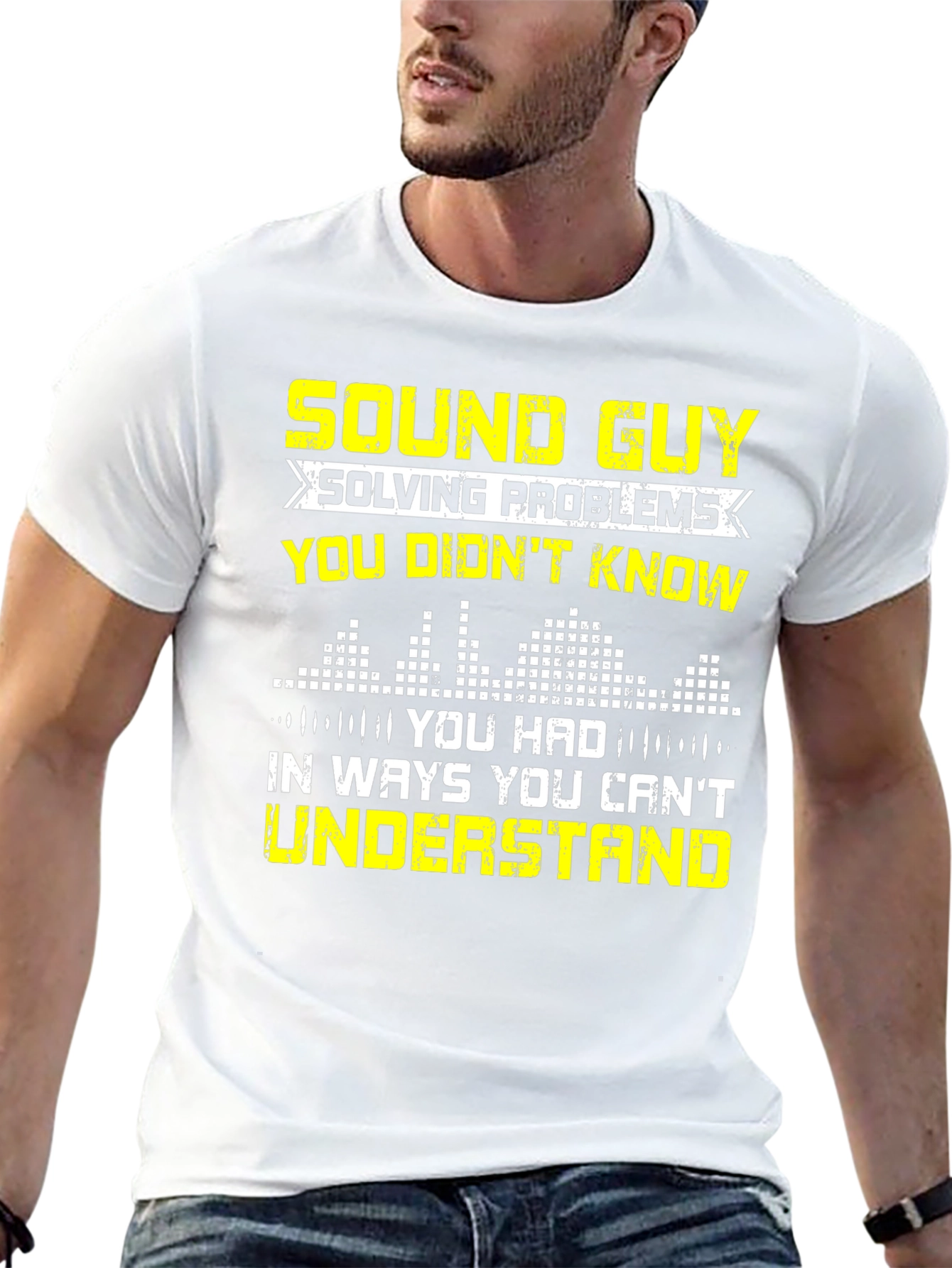 Sound Guy Graphic Tee - Solving Problems T-Shirt