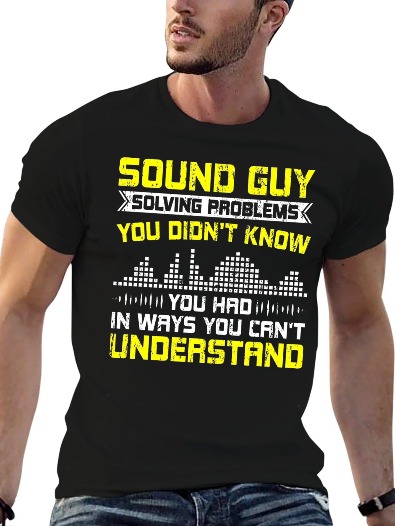 Sound Guy Graphic Tee - Solving Problems T-Shirt