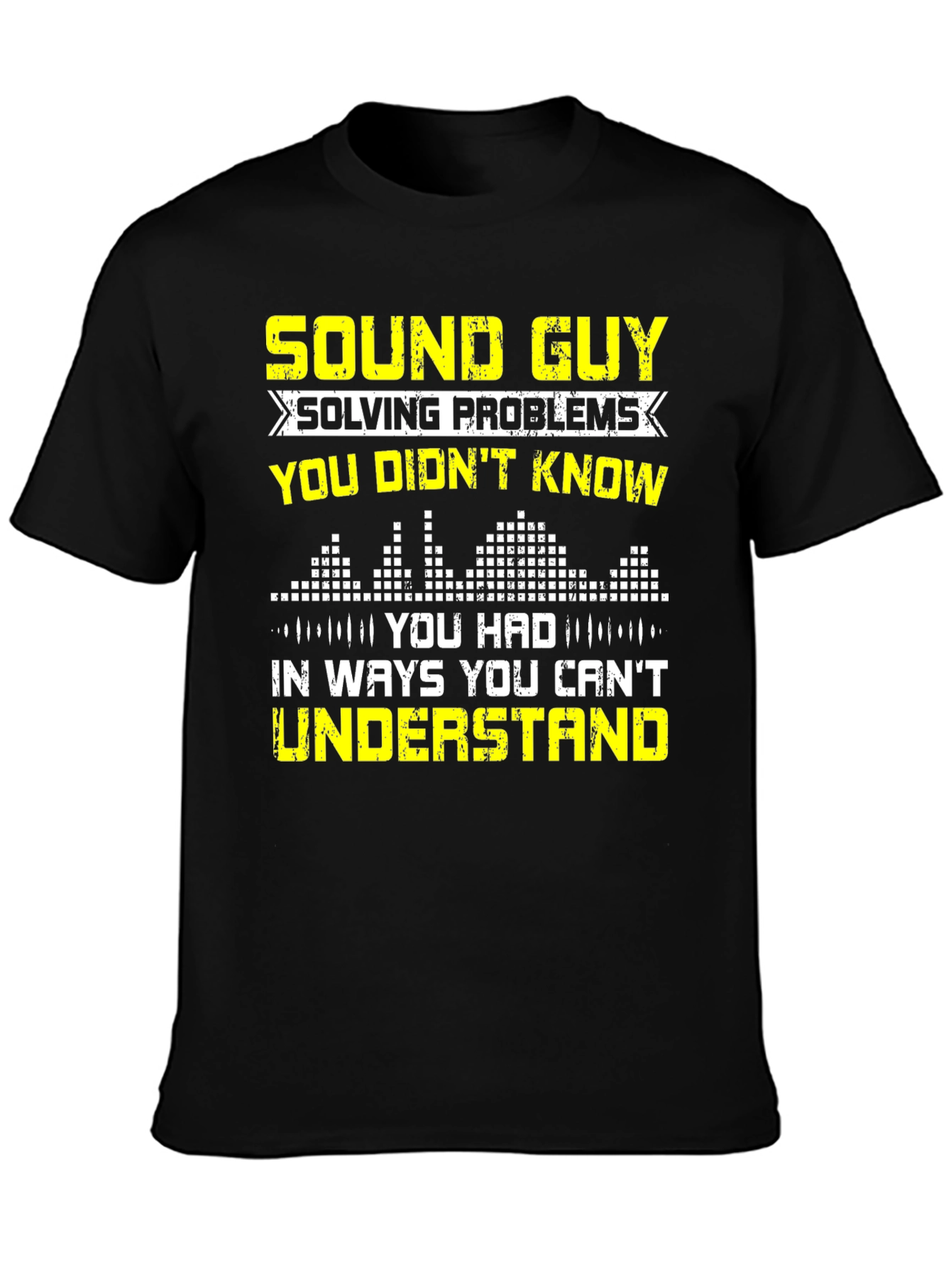 Sound Guy Graphic Tee - Solving Problems T-Shirt
