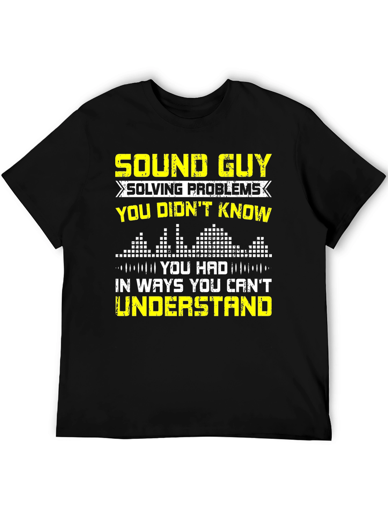 Sound Guy Graphic Tee - Solving Problems T-Shirt