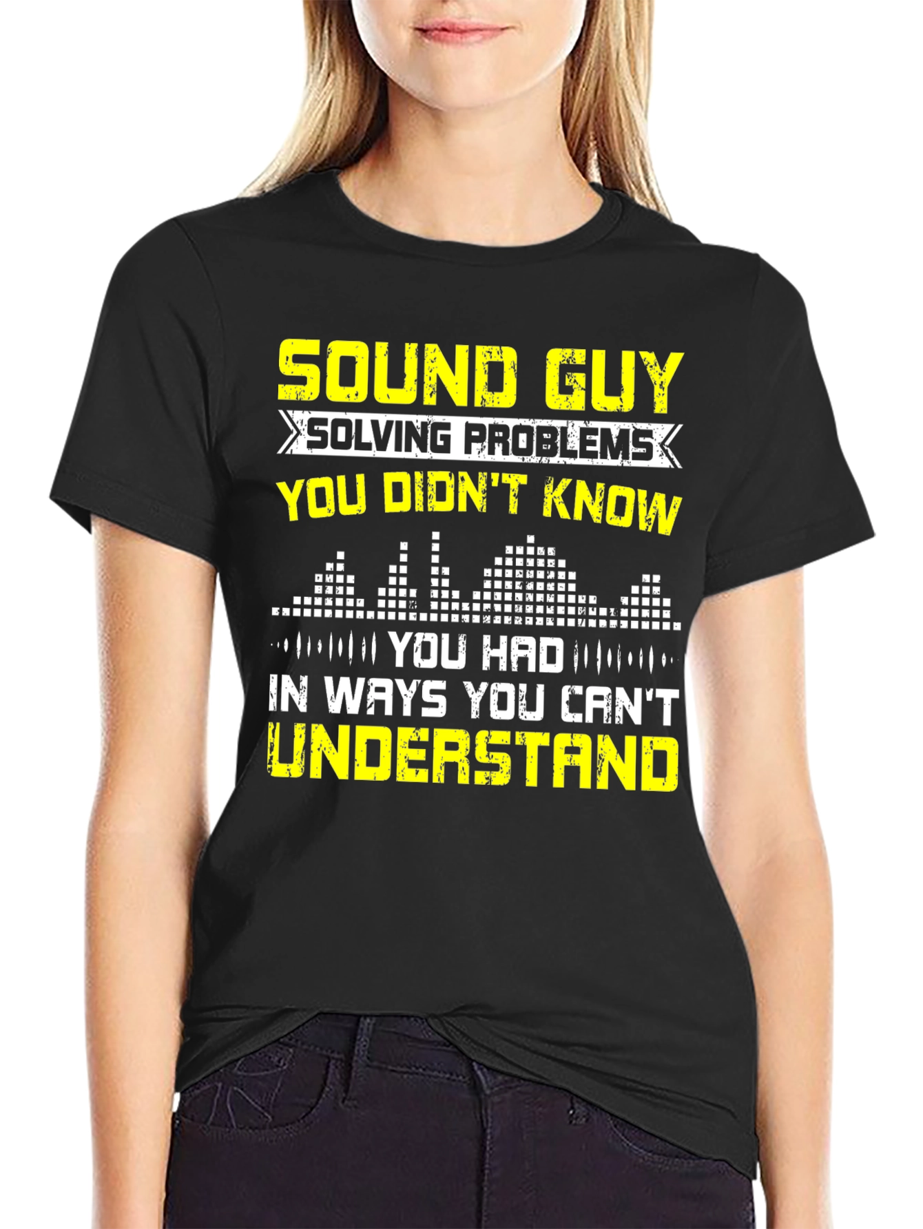 Sound Guy Graphic Tee - Solving Problems T-Shirt